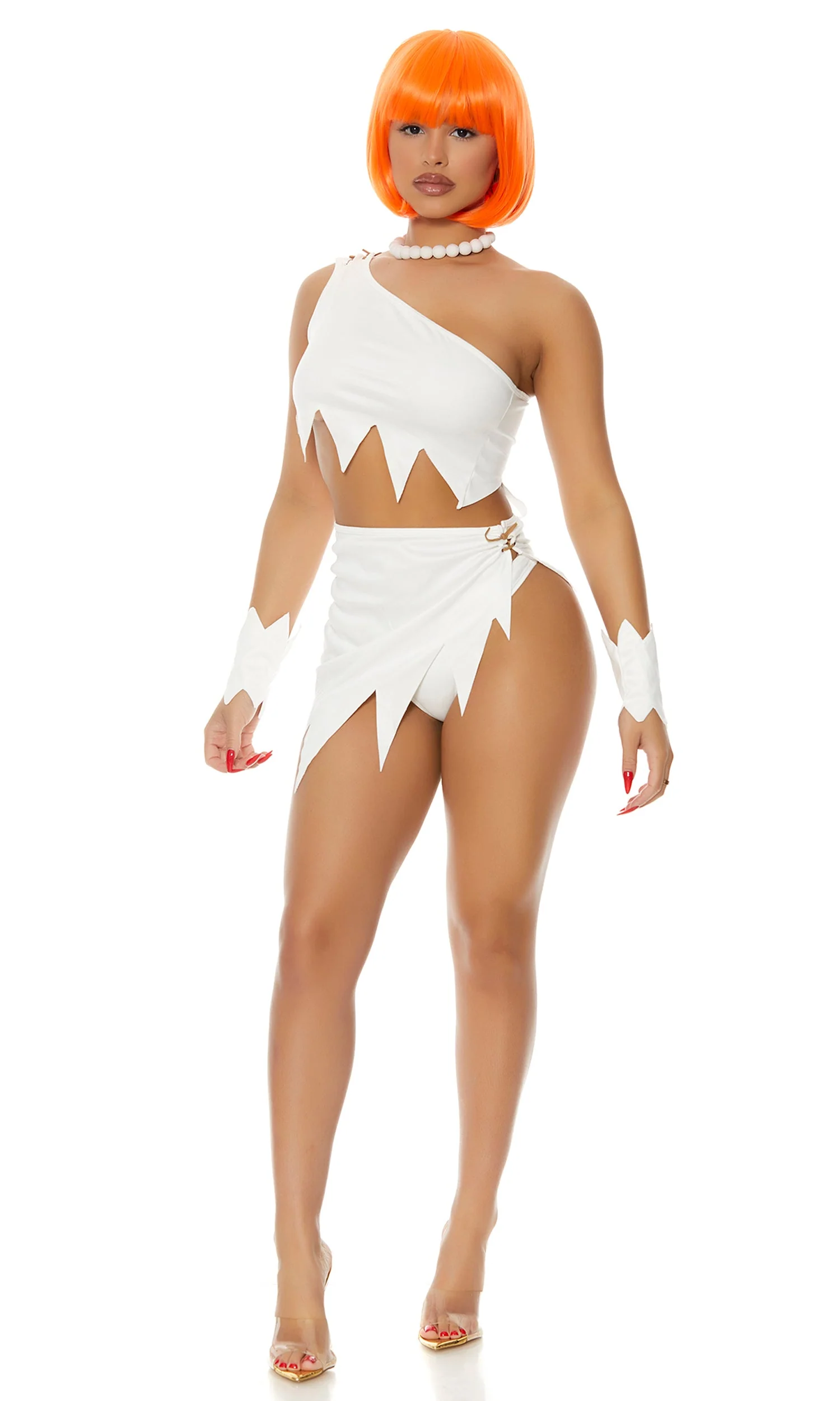 A Bedrock Babe 5-Piece Women's Cartoon Character Costume - Image 6