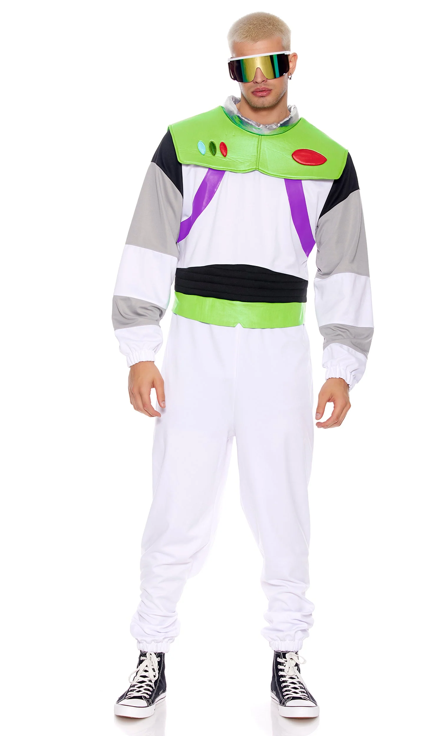 A Real Buzz 2-Piece Men's Movie Character Costume - Image 3
