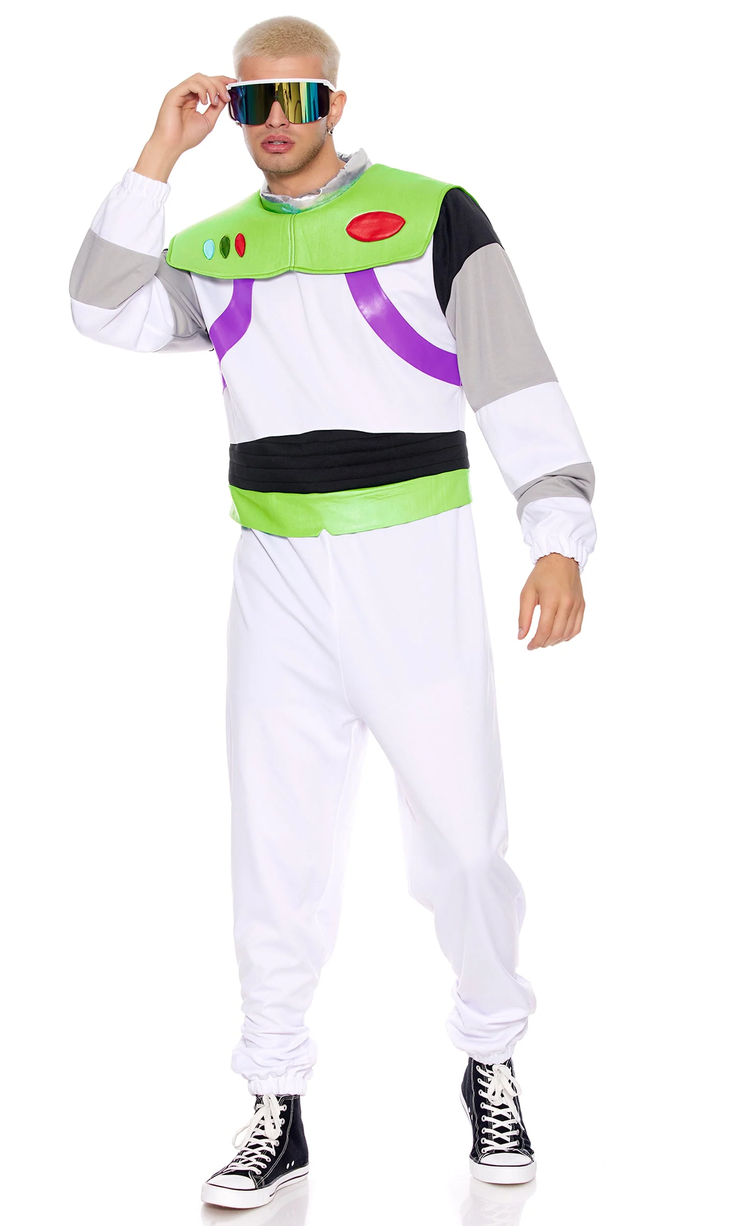 A Real Buzz 2-Piece Men's Movie Character Costume - Image 4