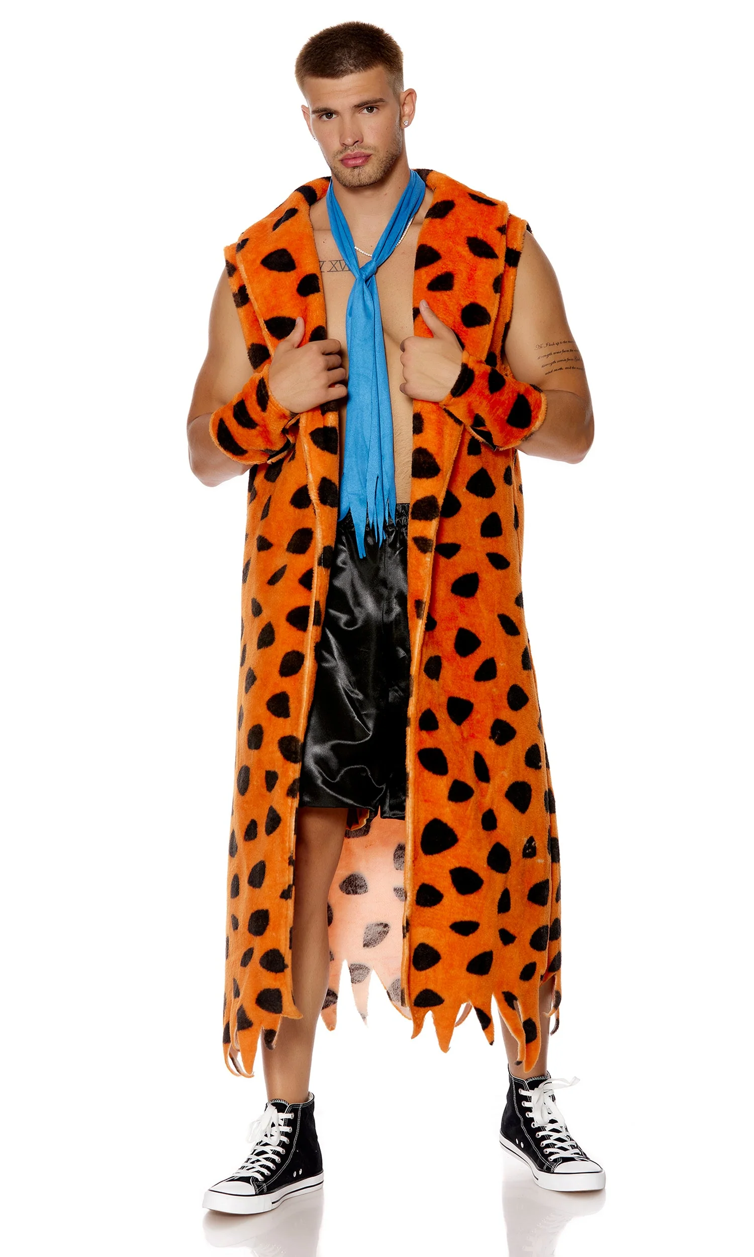 Bedrock Bro 3-Piece Men's Cartoon Character Costume - Image 3