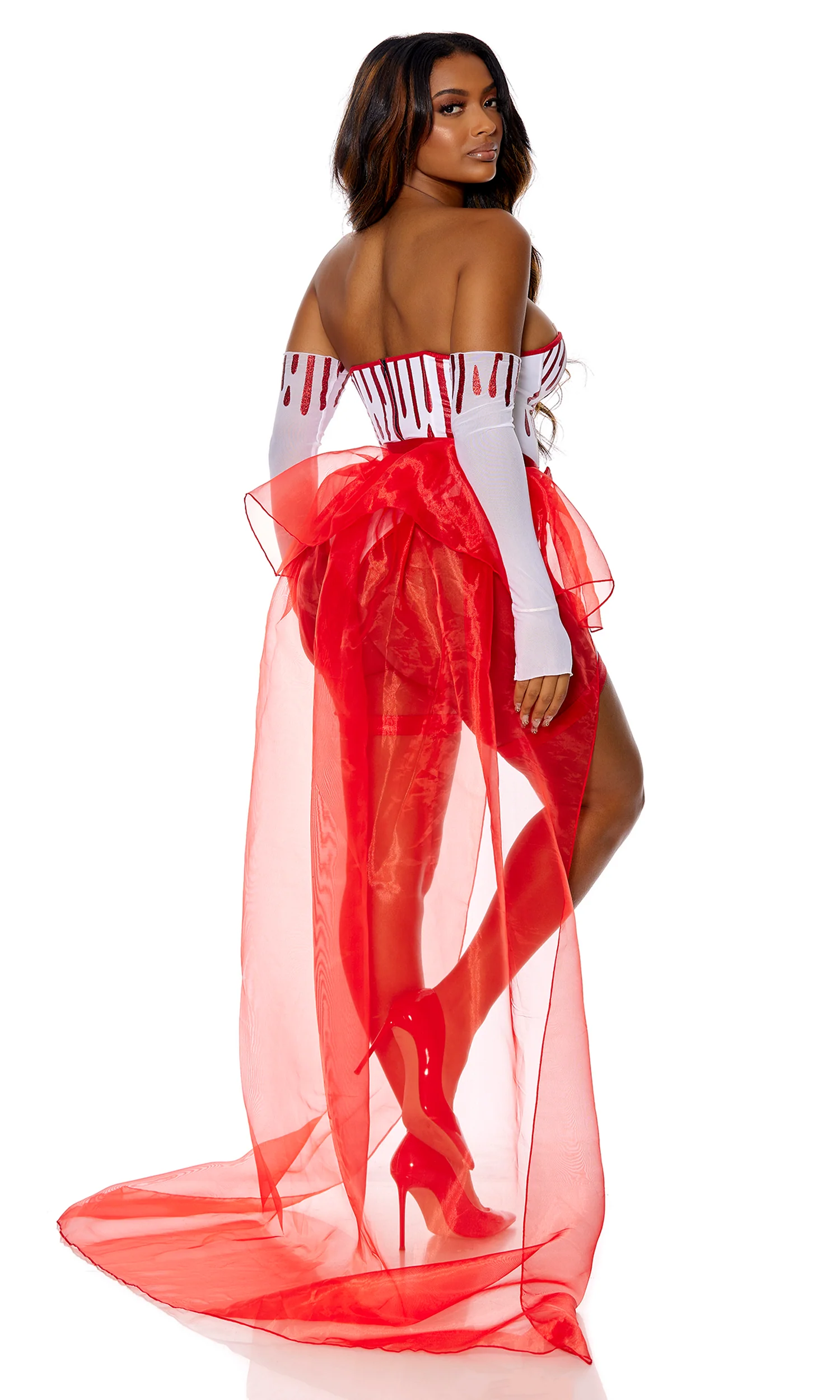 Bloody Couture 3-Piece Women's Sexy Horror Costume - Image 2