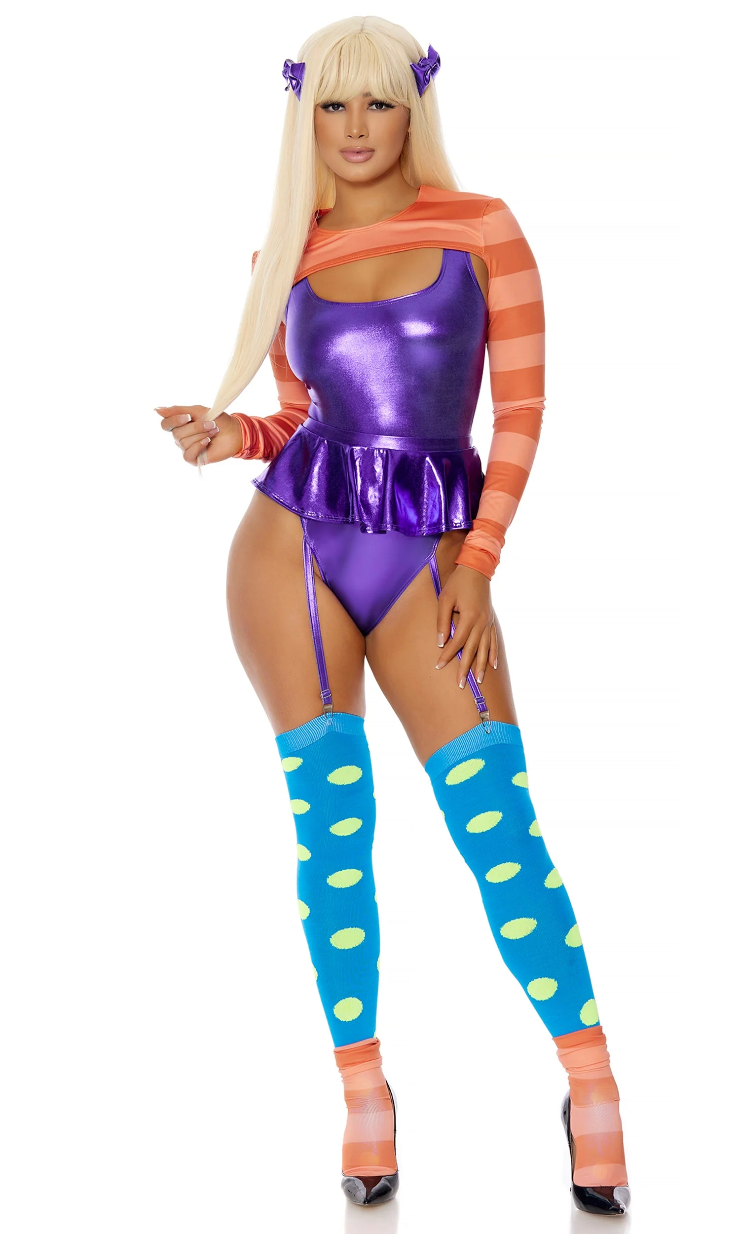 Bossy 6-Piece Women's Sexy Cartoon Character Costume - Image 4