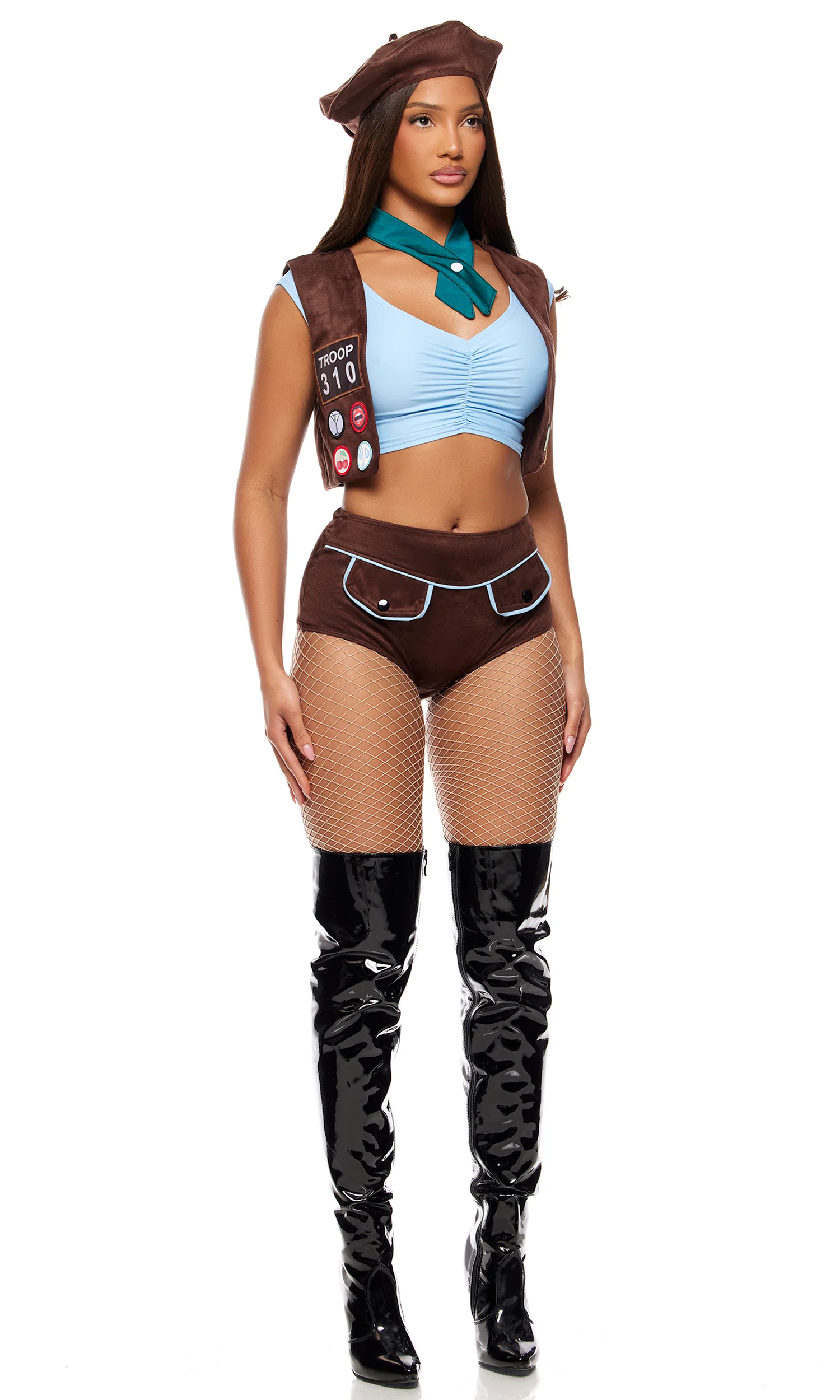 Brownie Points 5-Piece Women's Scout Costume - Image 3