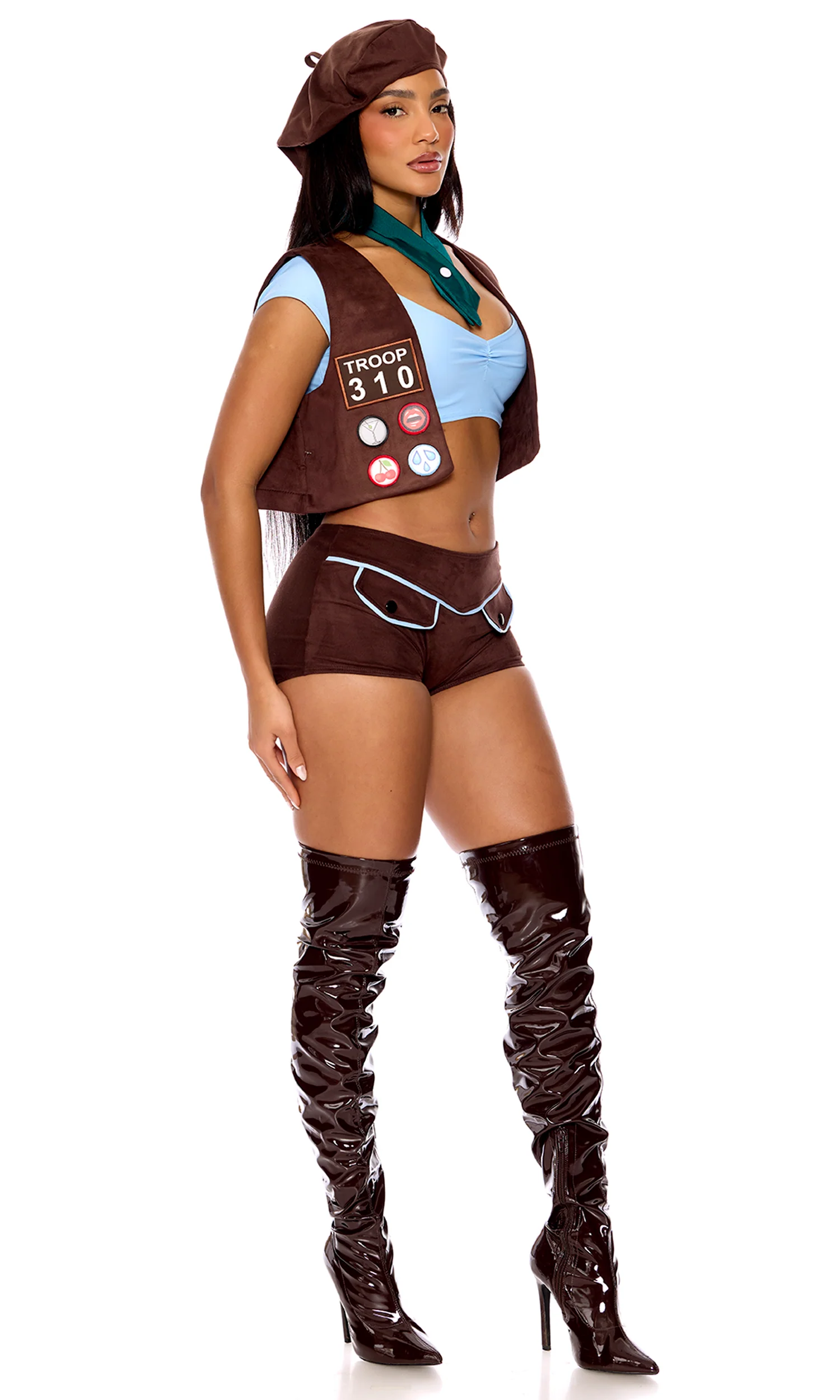 Brownie Points 5-Piece Women's Scout Costume - Image 4