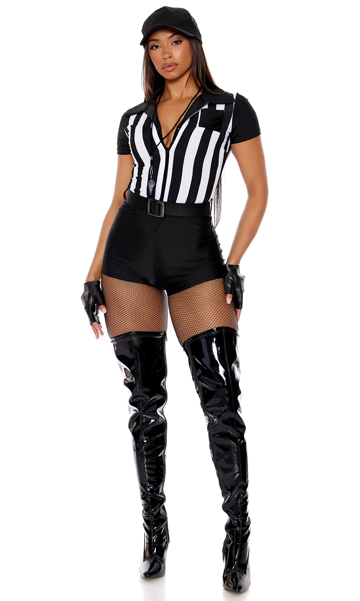 Call the Shots 5-Piece Women's Referee Costume - Image 3
