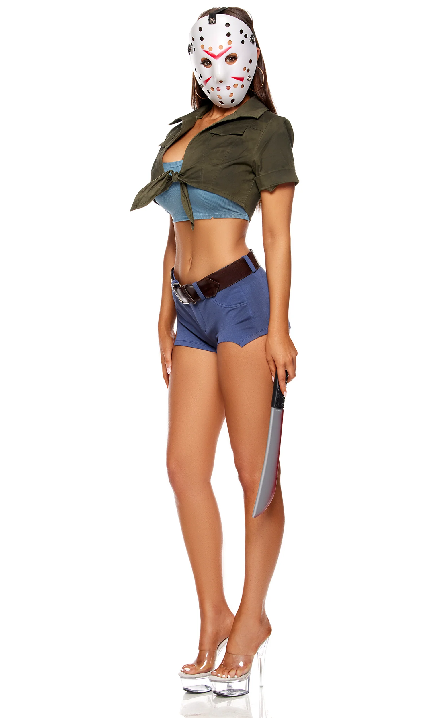 Camp Creeper 6-Piece Women's Movie Character Costume - Image 3