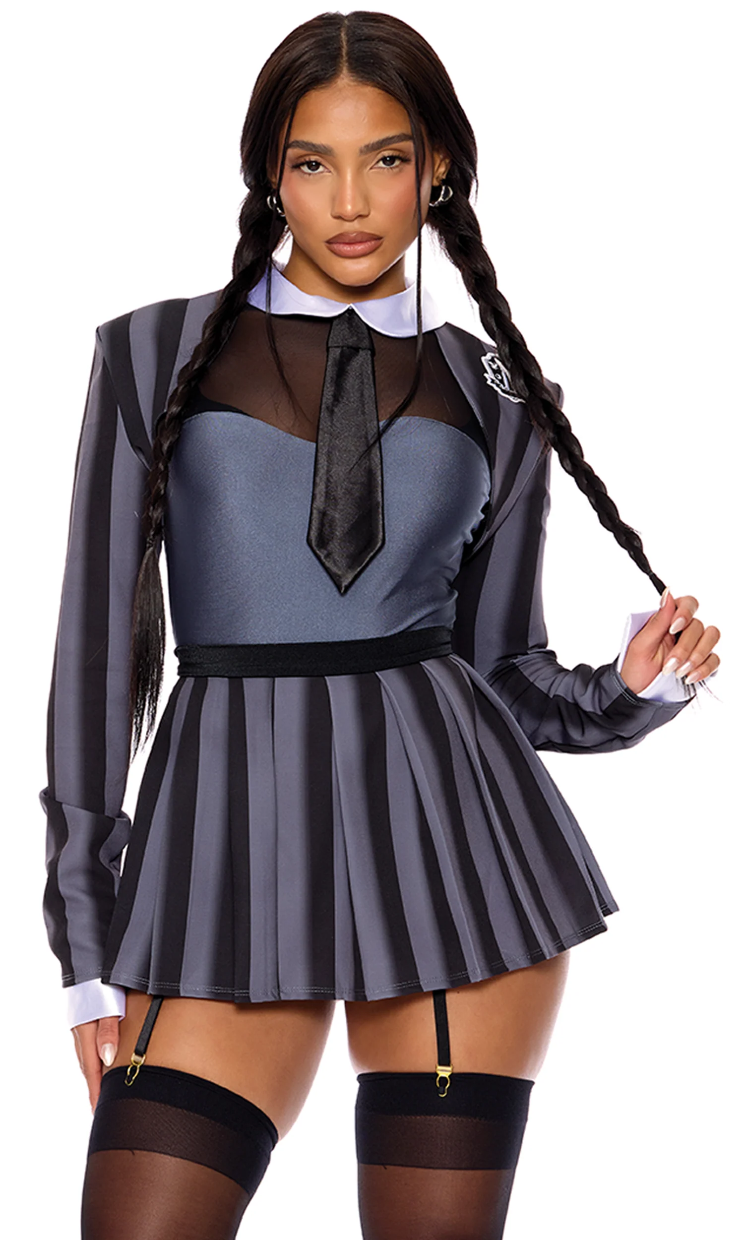 Class on Wednesday 3-Piece Women's TV Show Character Costume - Image 3