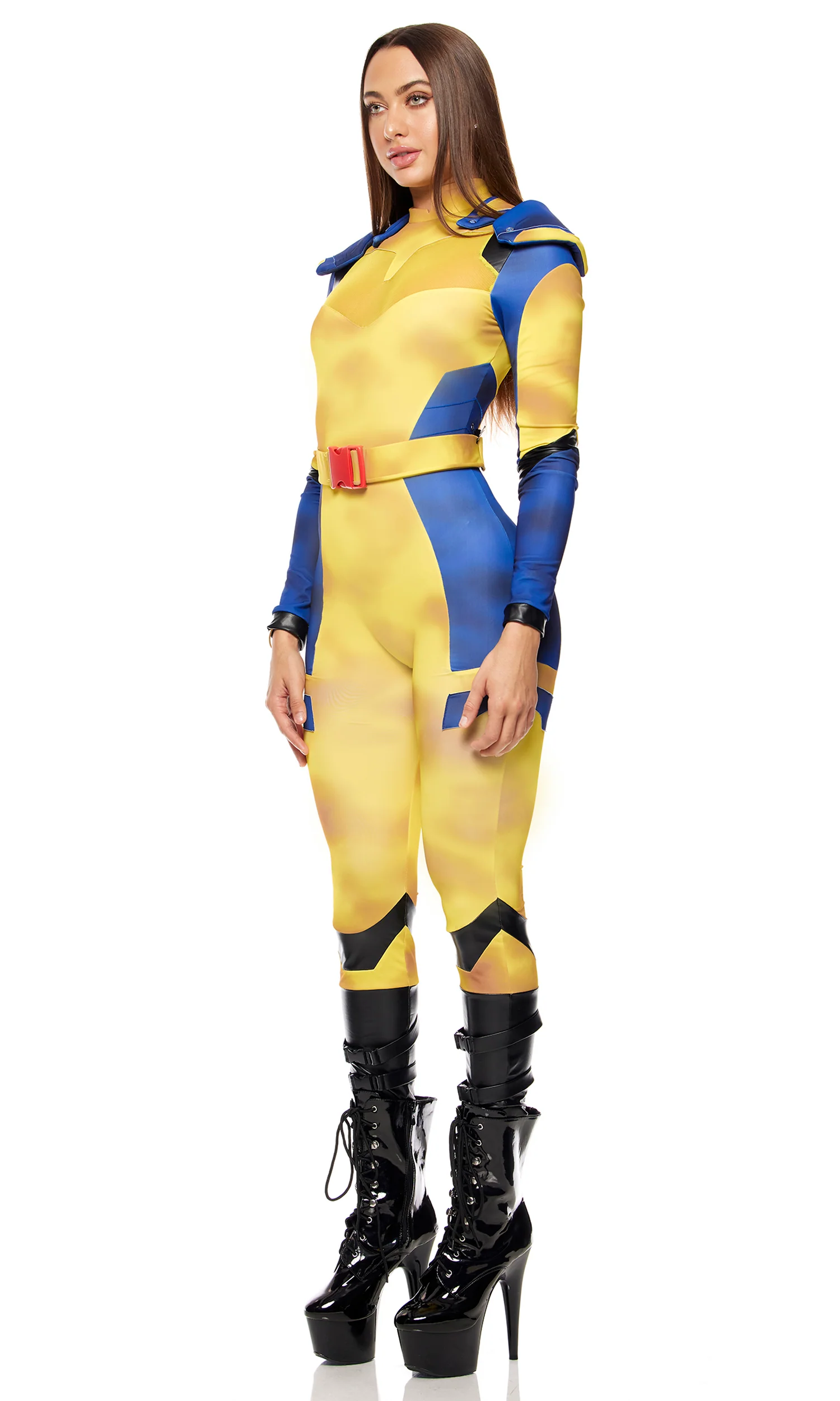 Claws Out 3-Piece Women's Comic Book Character Costume - Image 3