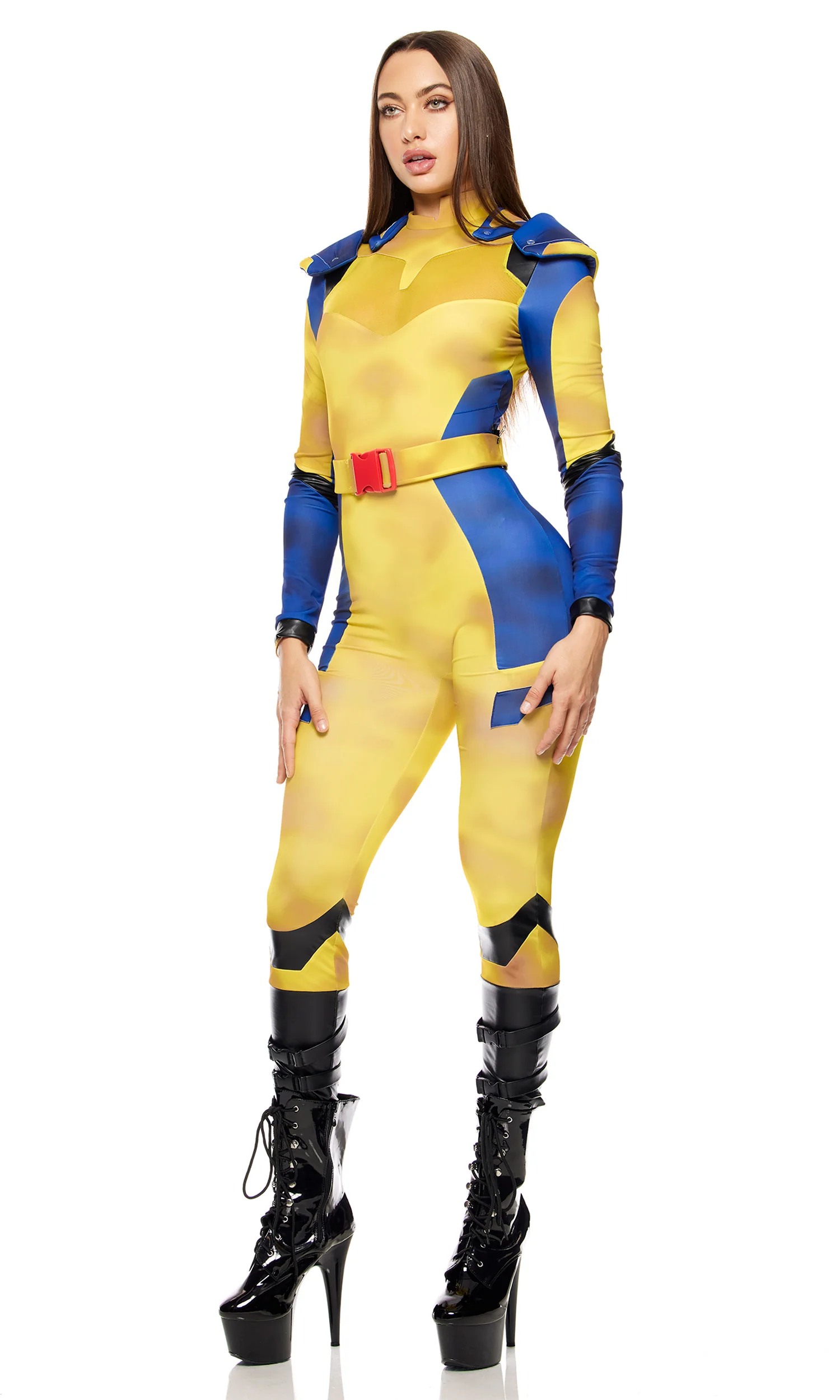 Claws Out 3-Piece Women's Comic Book Character Costume - Image 4