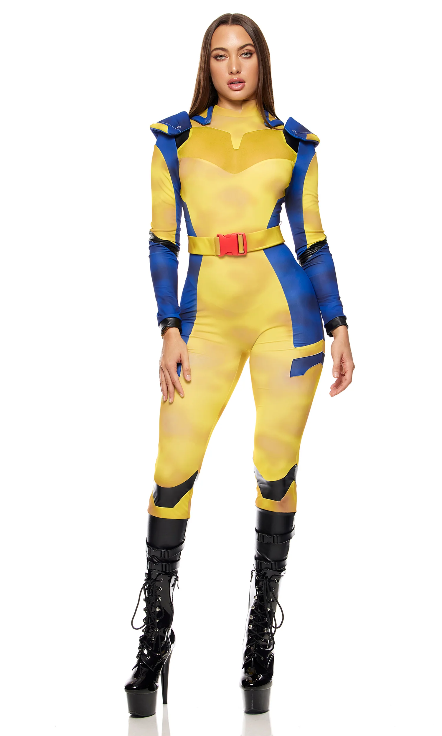Claws Out 3-Piece Women's Comic Book Character Costume - Image 5