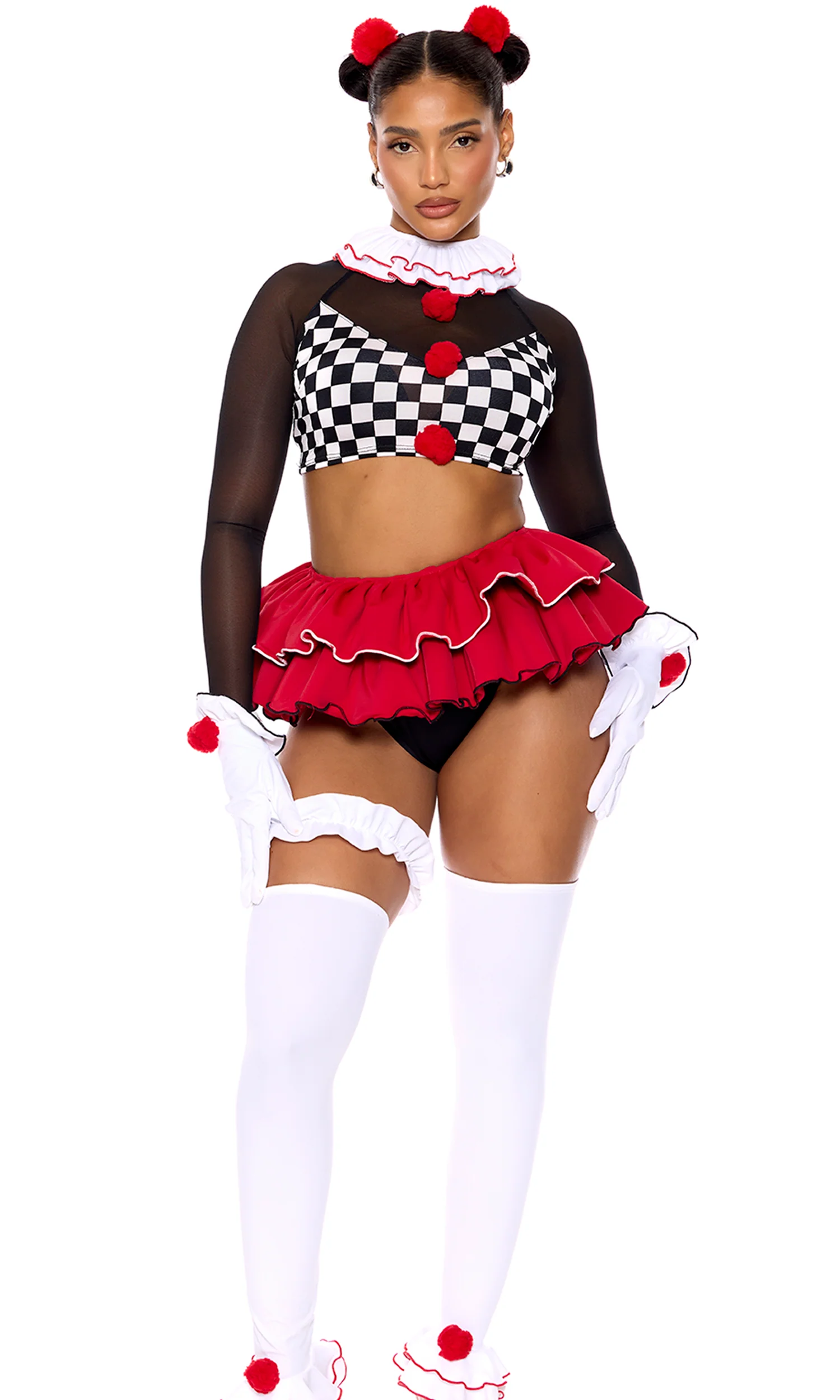 Clown Around 8-Piece Women's Circus Costume - Image 3