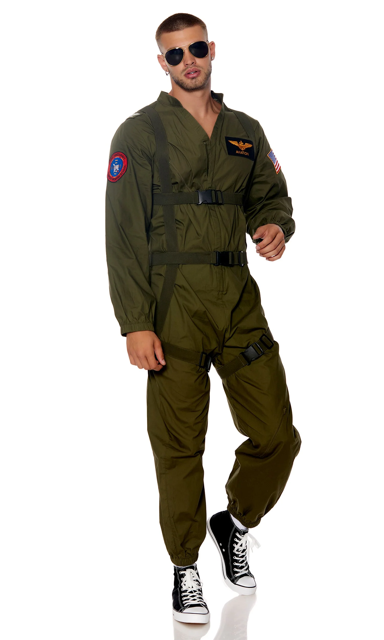 Flight or Fight 3-Piece Men's Movie Character Costume - Image 4