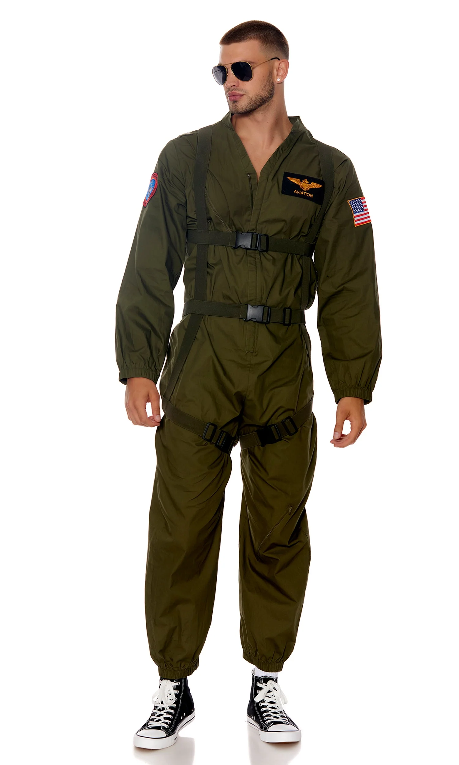 Flight or Fight 3-Piece Men's Movie Character Costume - Image 5