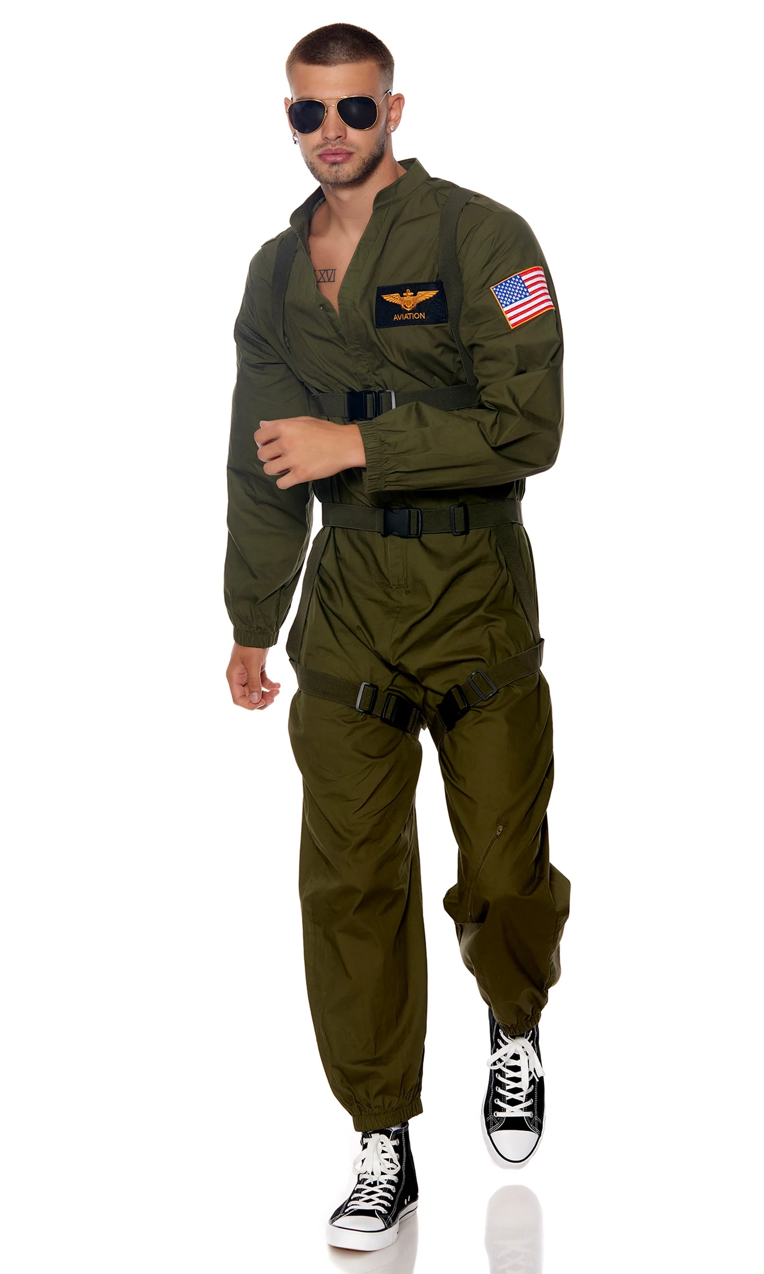 Flight or Fight 3-Piece Men's Movie Character Costume - Image 8