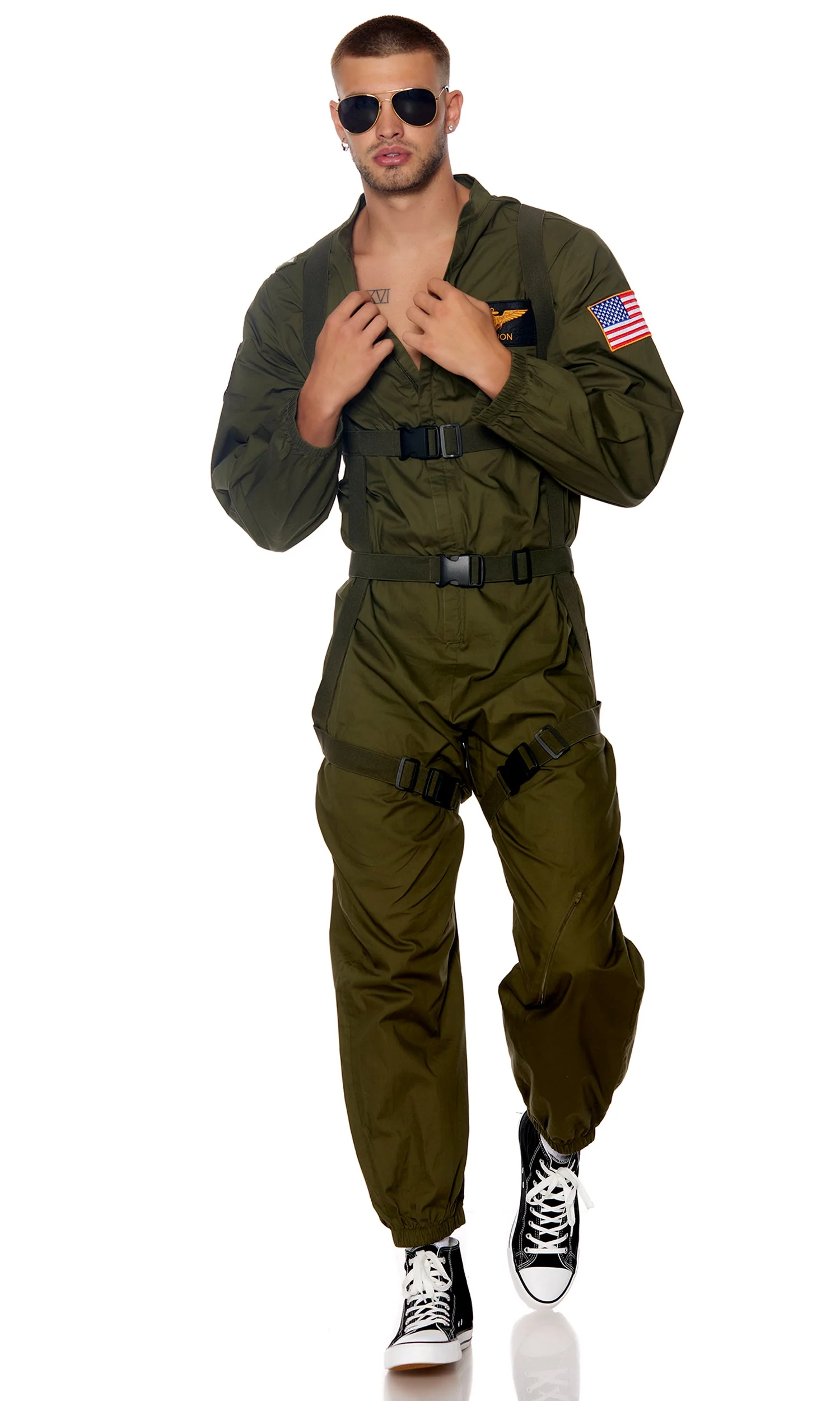 Flight or Fight 3-Piece Men's Movie Character Costume - Image 9
