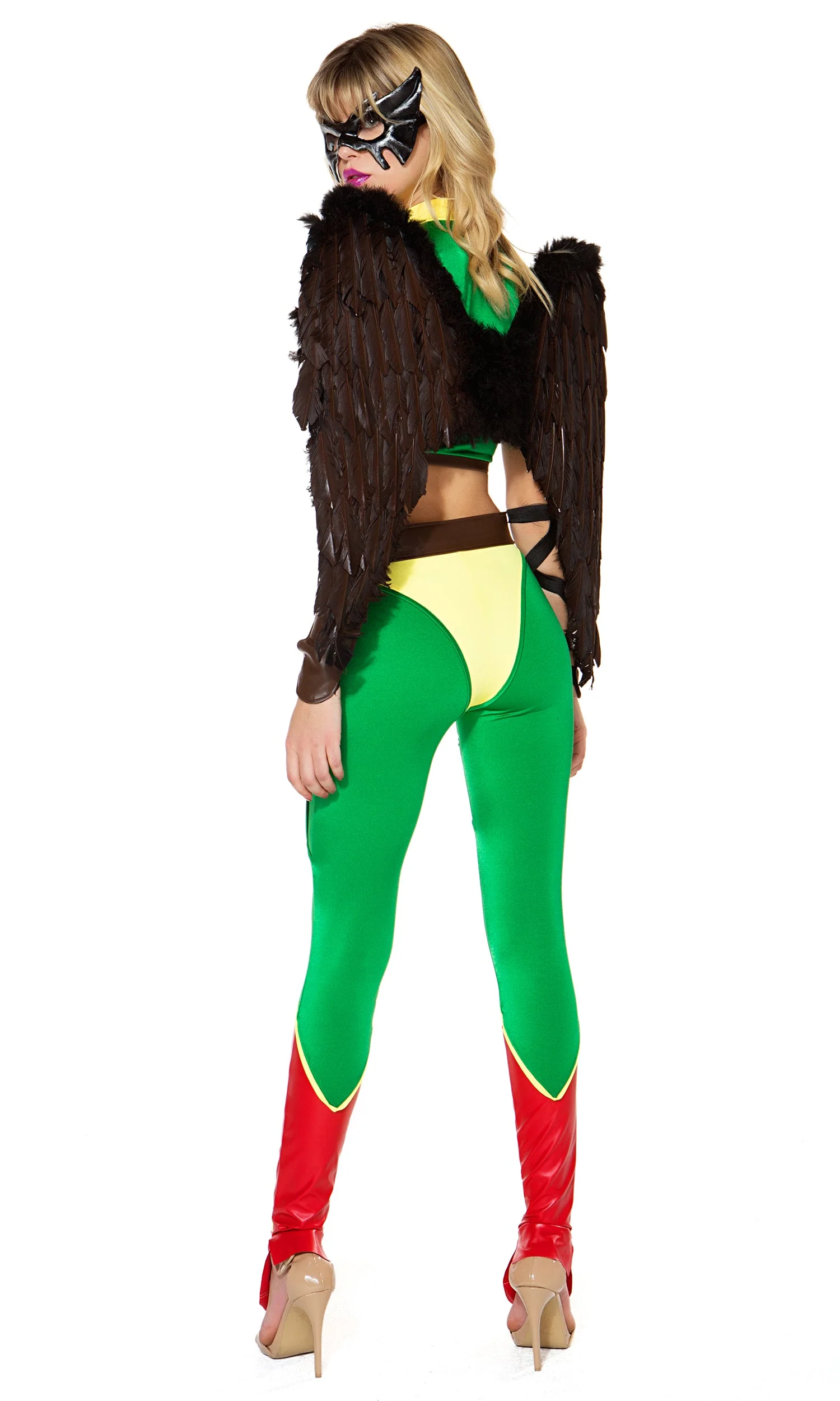 Fly High 5-Piece Women's Sexy Comic Hero Costume - Image 3