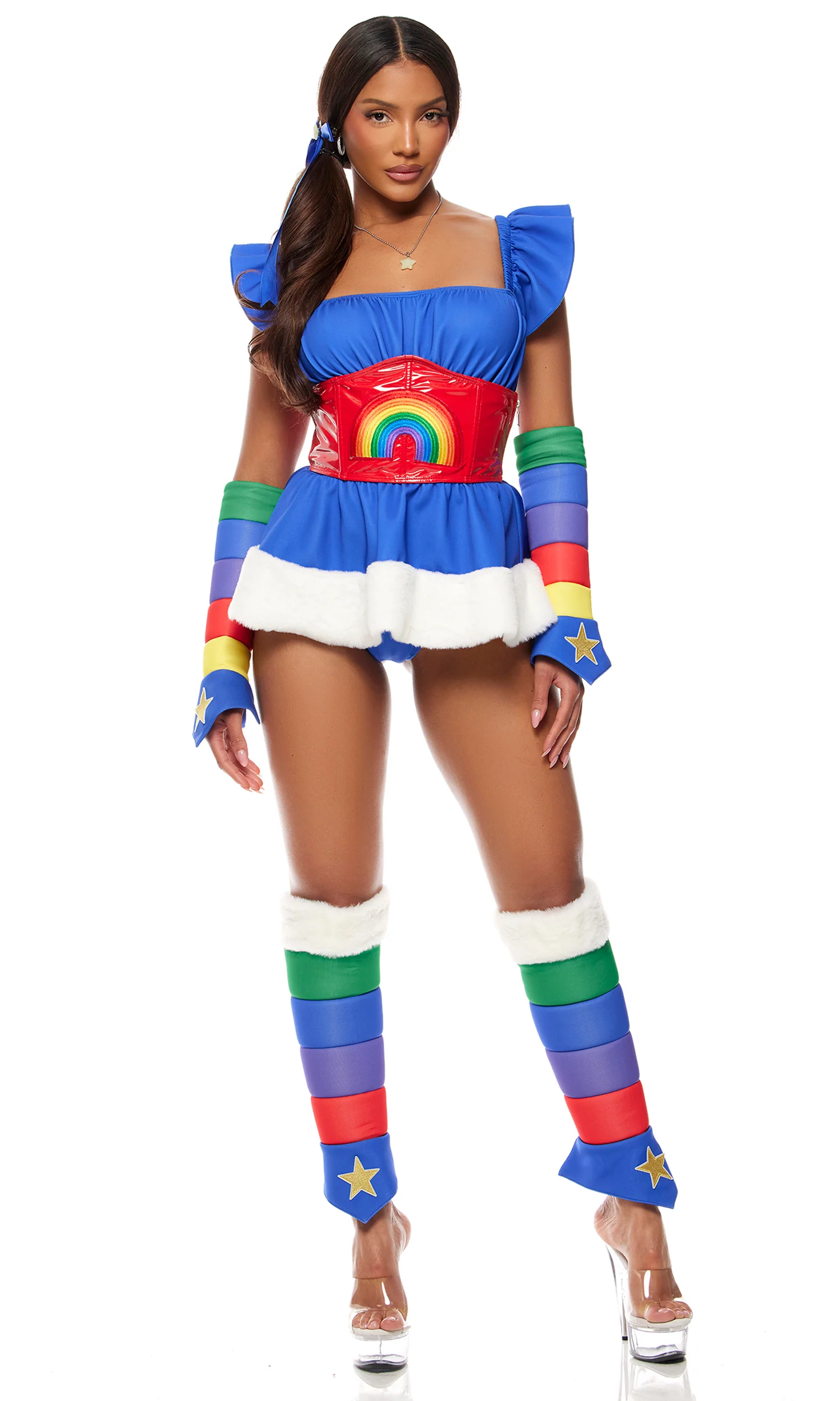 Follow the Rainbow 8-Piece Women's Cartoon Character Costume - Image 5