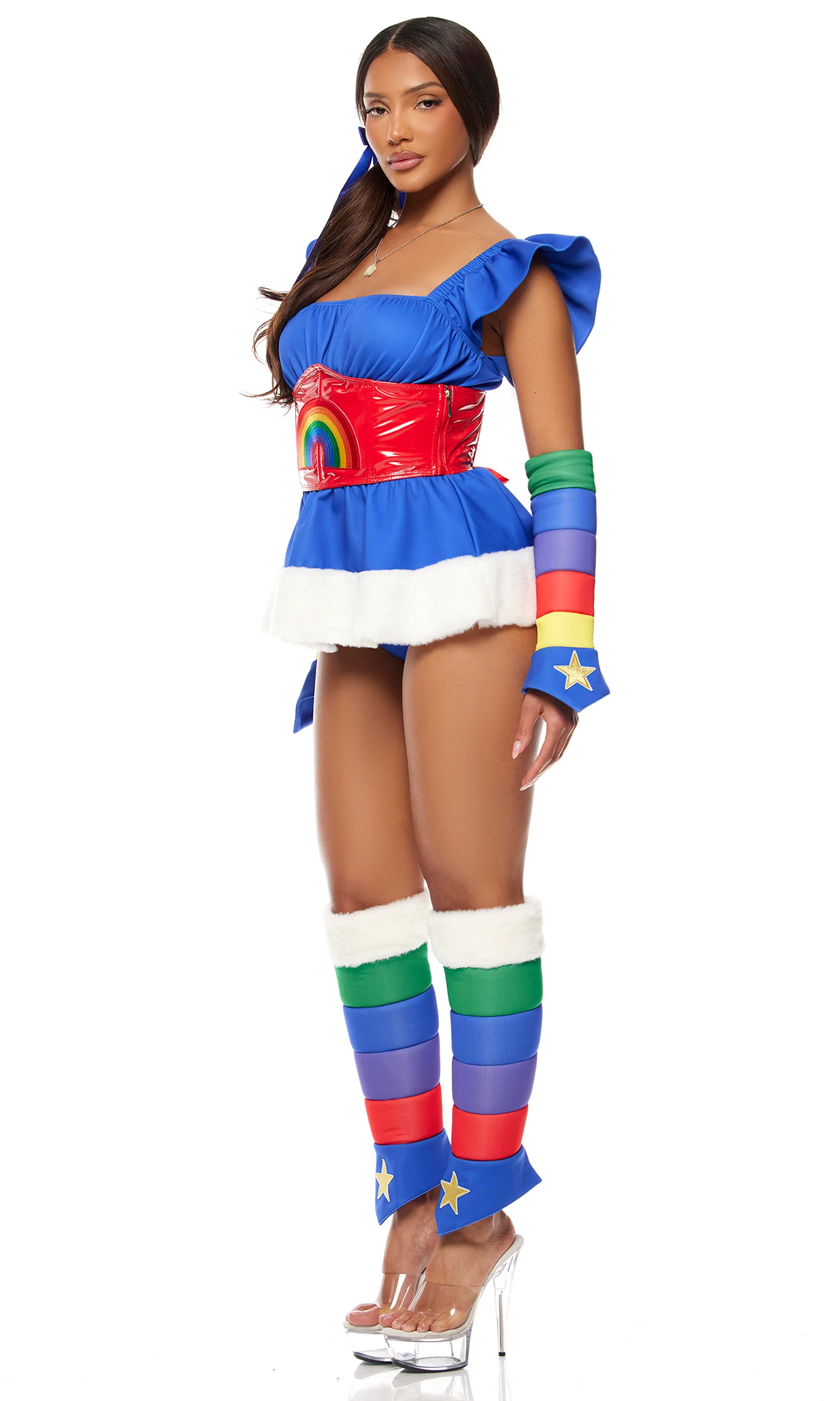 Follow the Rainbow 8-Piece Women's Cartoon Character Costume - Image 6