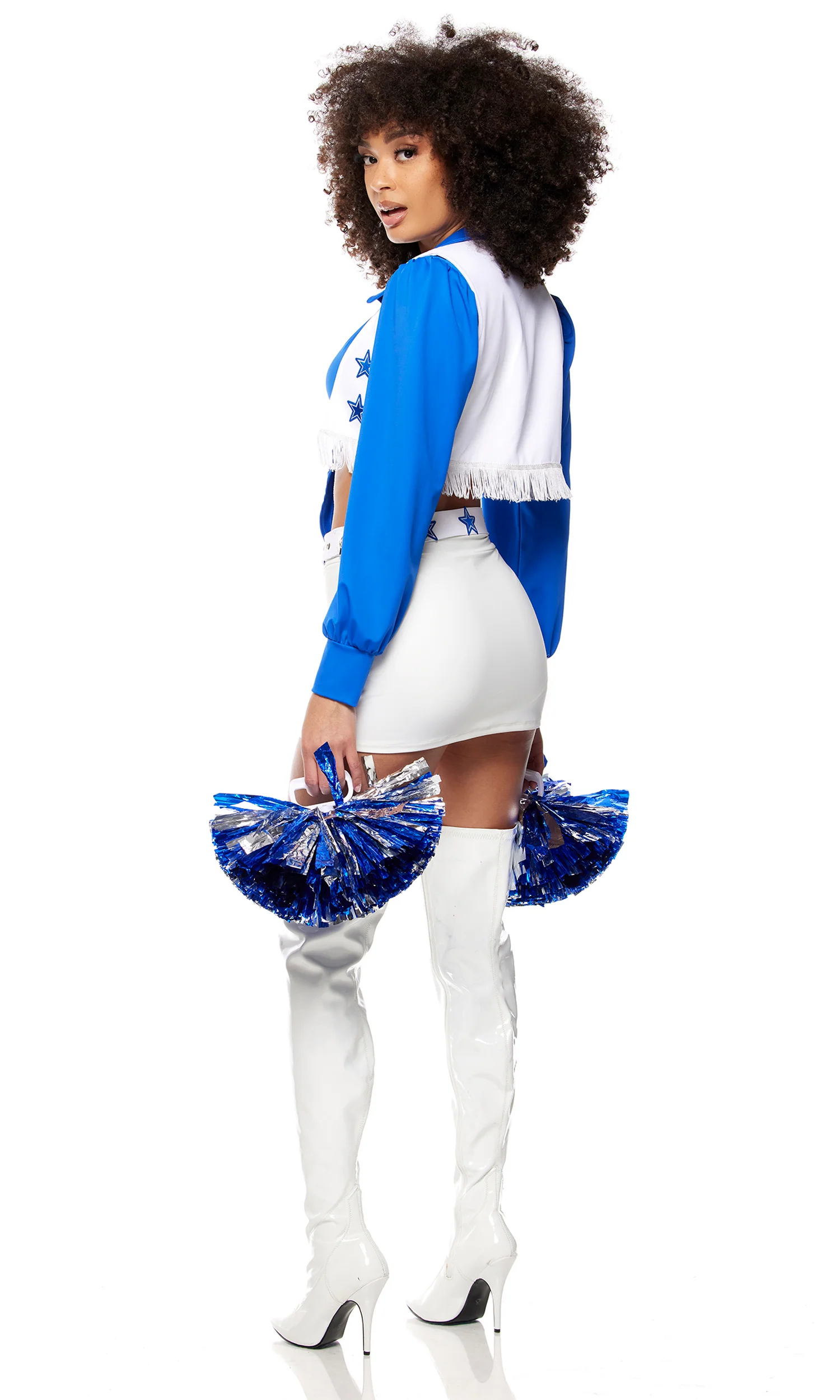 Halftime Show 5-Piece Women's Cheerleader Costume - Image 8