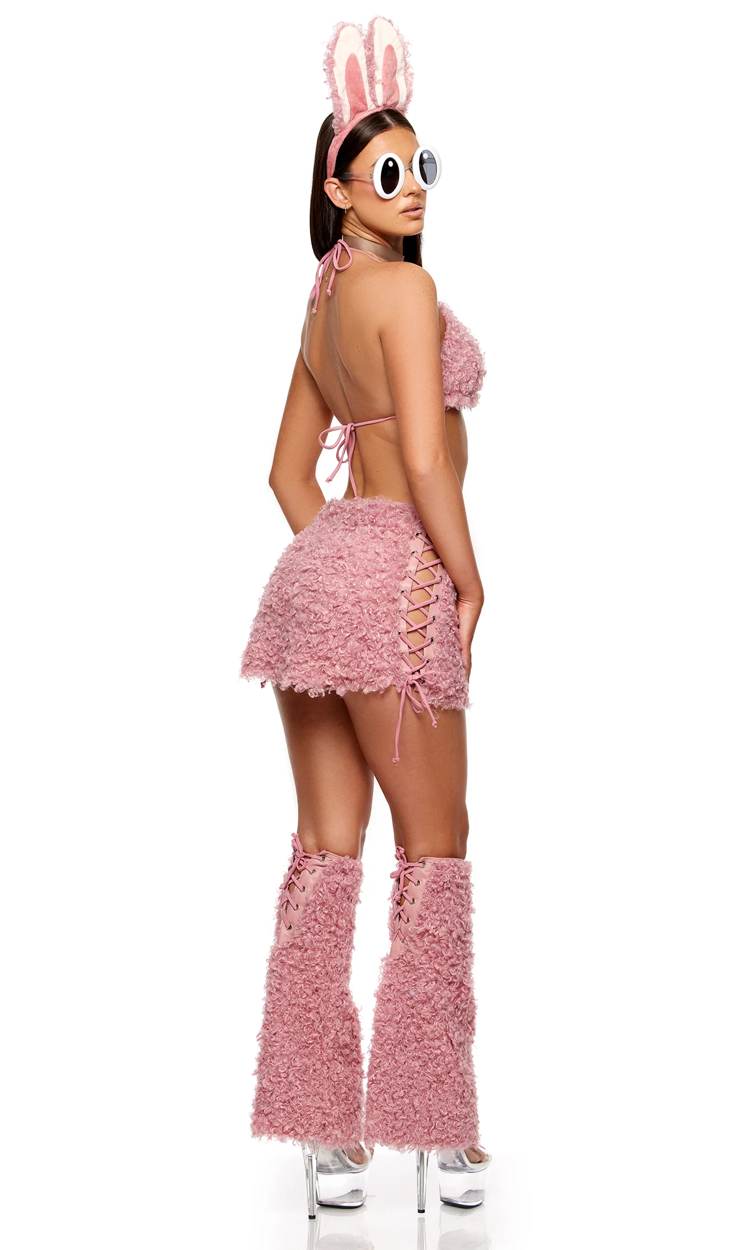 Hey Boo Toy 6-Piece Women's Monster Costume - Pink - Image 4