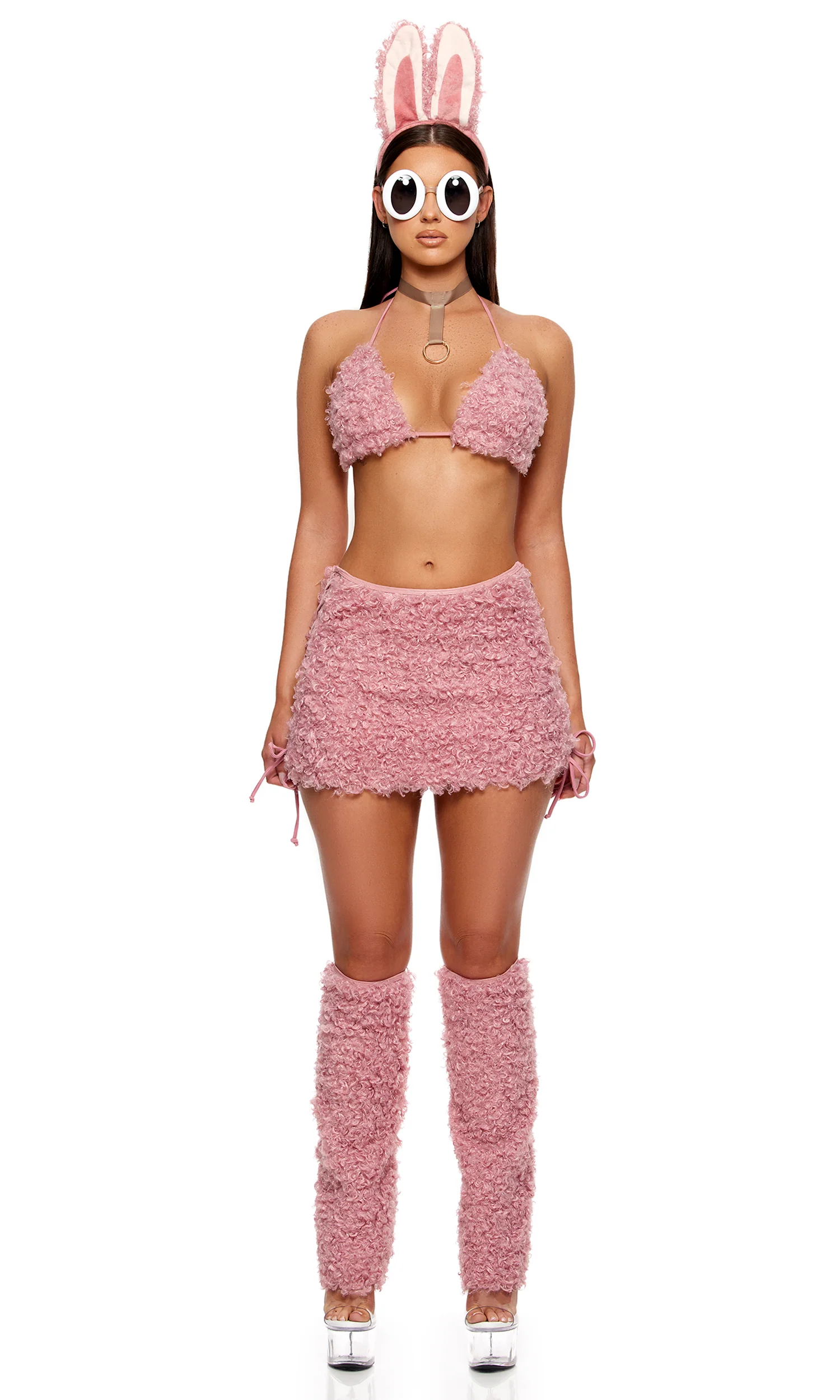 Hey Boo Toy 6-Piece Women's Monster Costume - Pink - Image 5