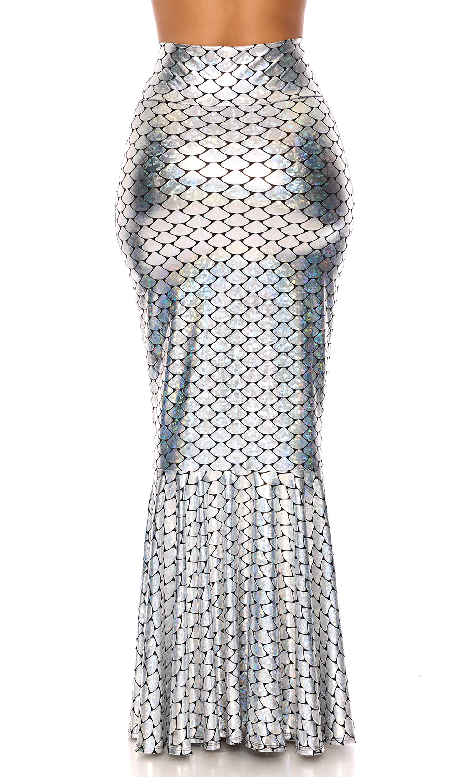 Hologram Mermaid Skirt with Wide Band - Image 4
