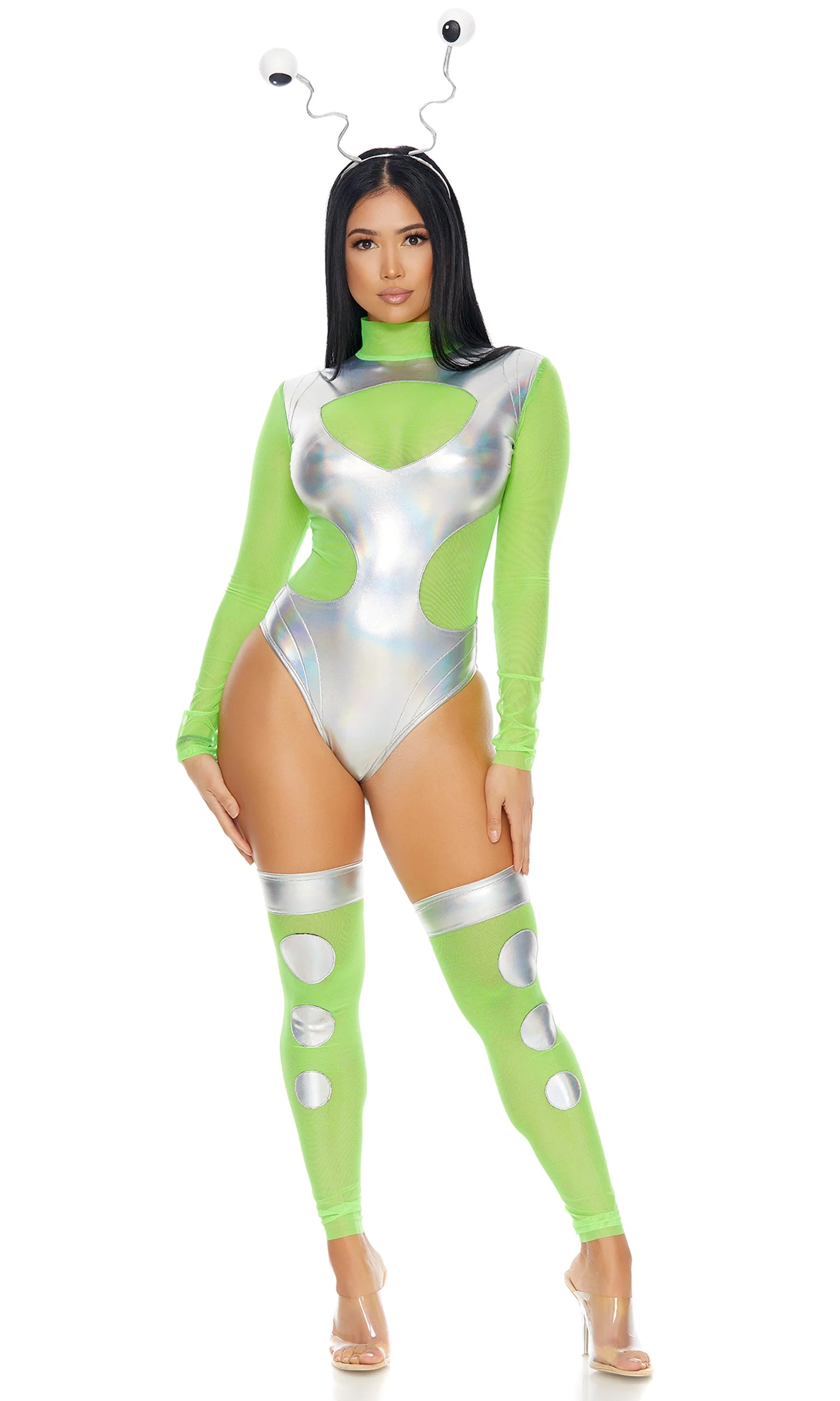 I Need Space 3-Piece Women's Sexy Alien Costume - Image 5