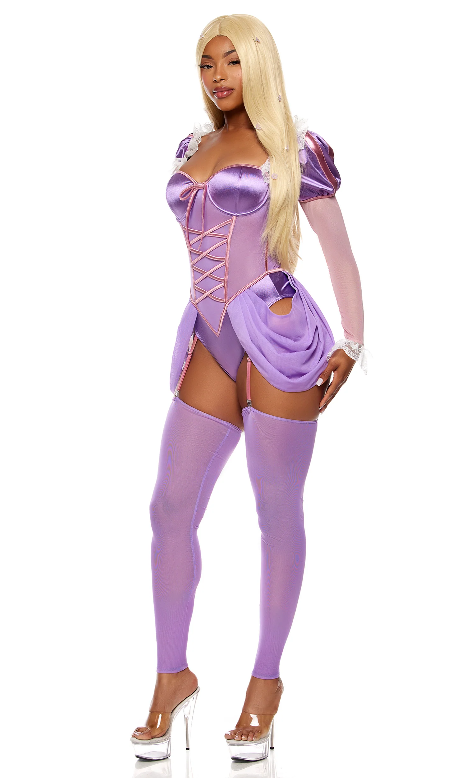 In The Tower 3-Piece Women's Fairy Costume - Image 3