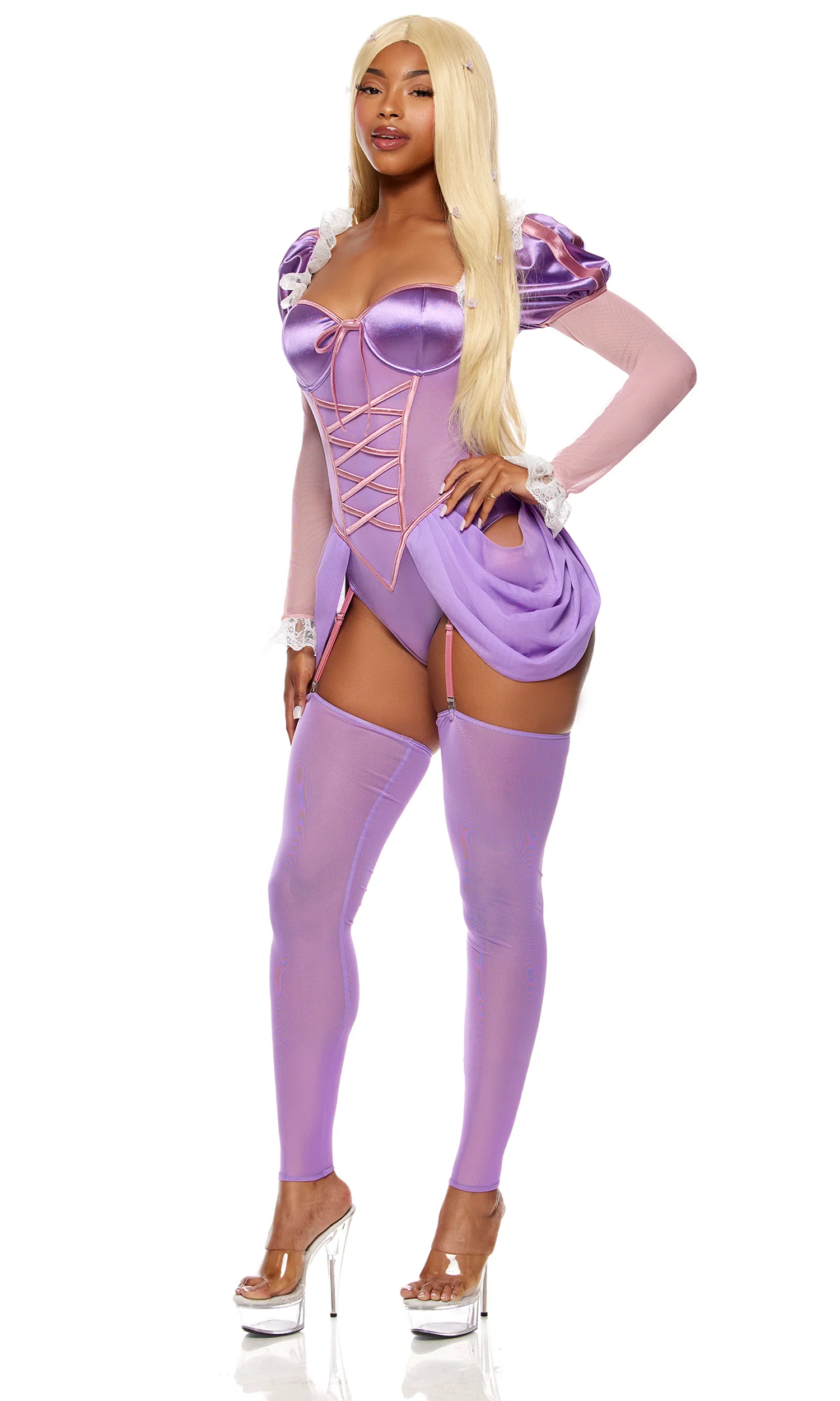 In The Tower 3-Piece Women's Fairy Costume - Image 4