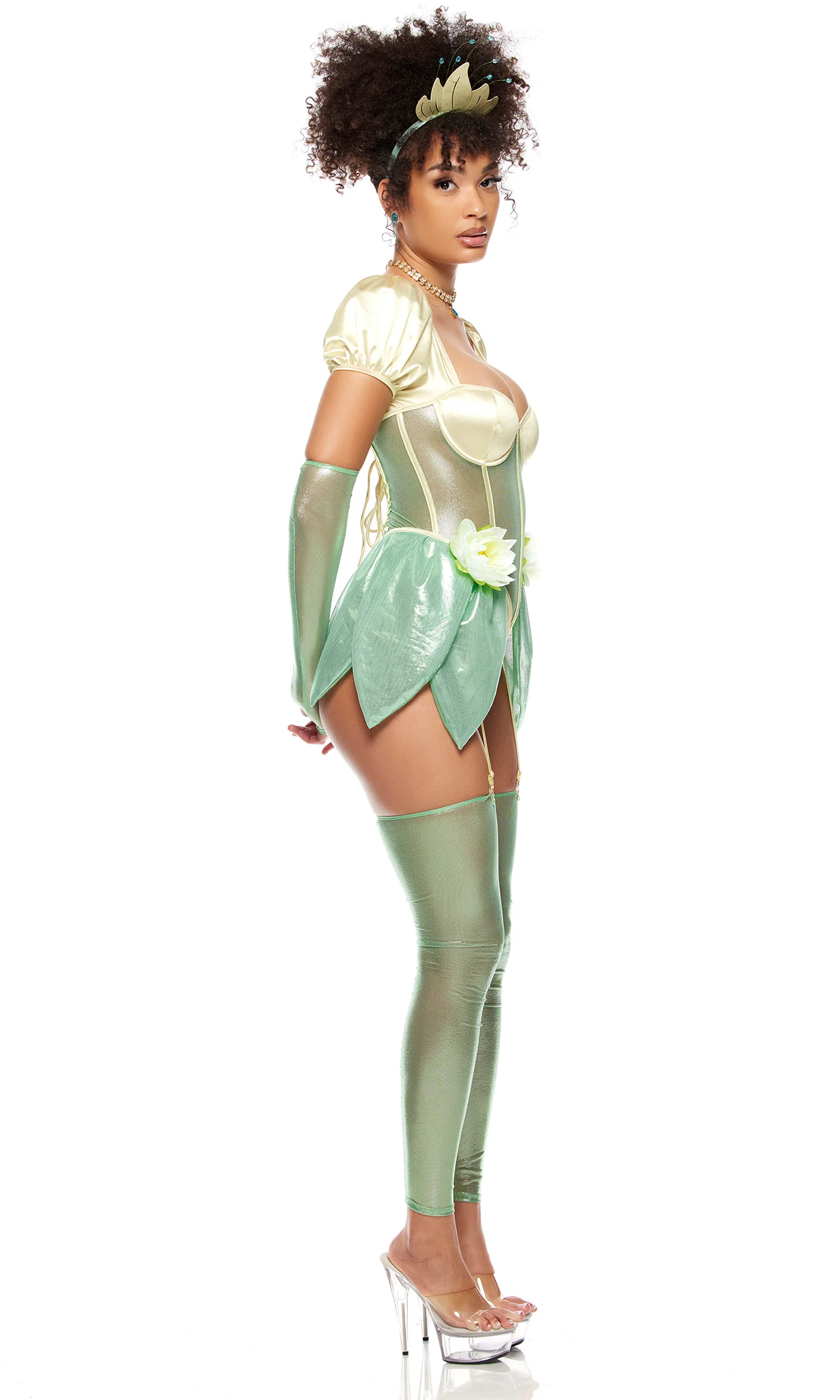 Kissing Frogs 7-Piece Women's Princess Costume - Image 3