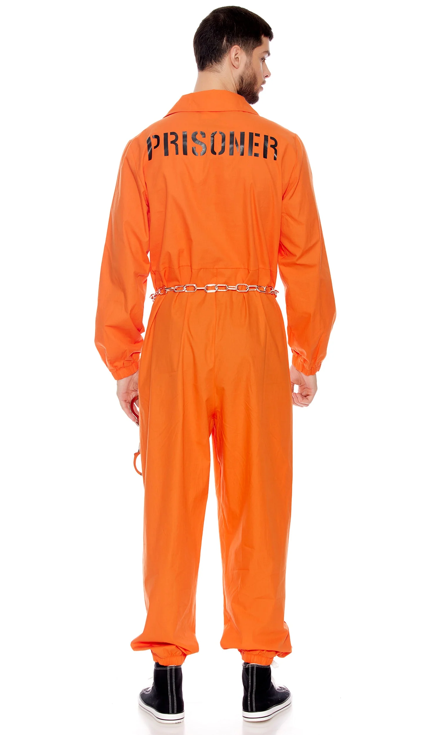 Lock it Down 3-Piece Men's Inmate Costume - Image 2