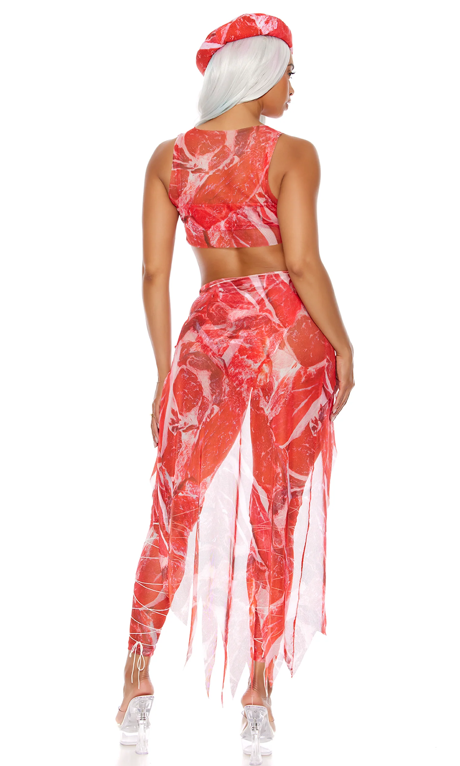Meat and Greet 6-Piece Women's Celebrity Costume - Image 2