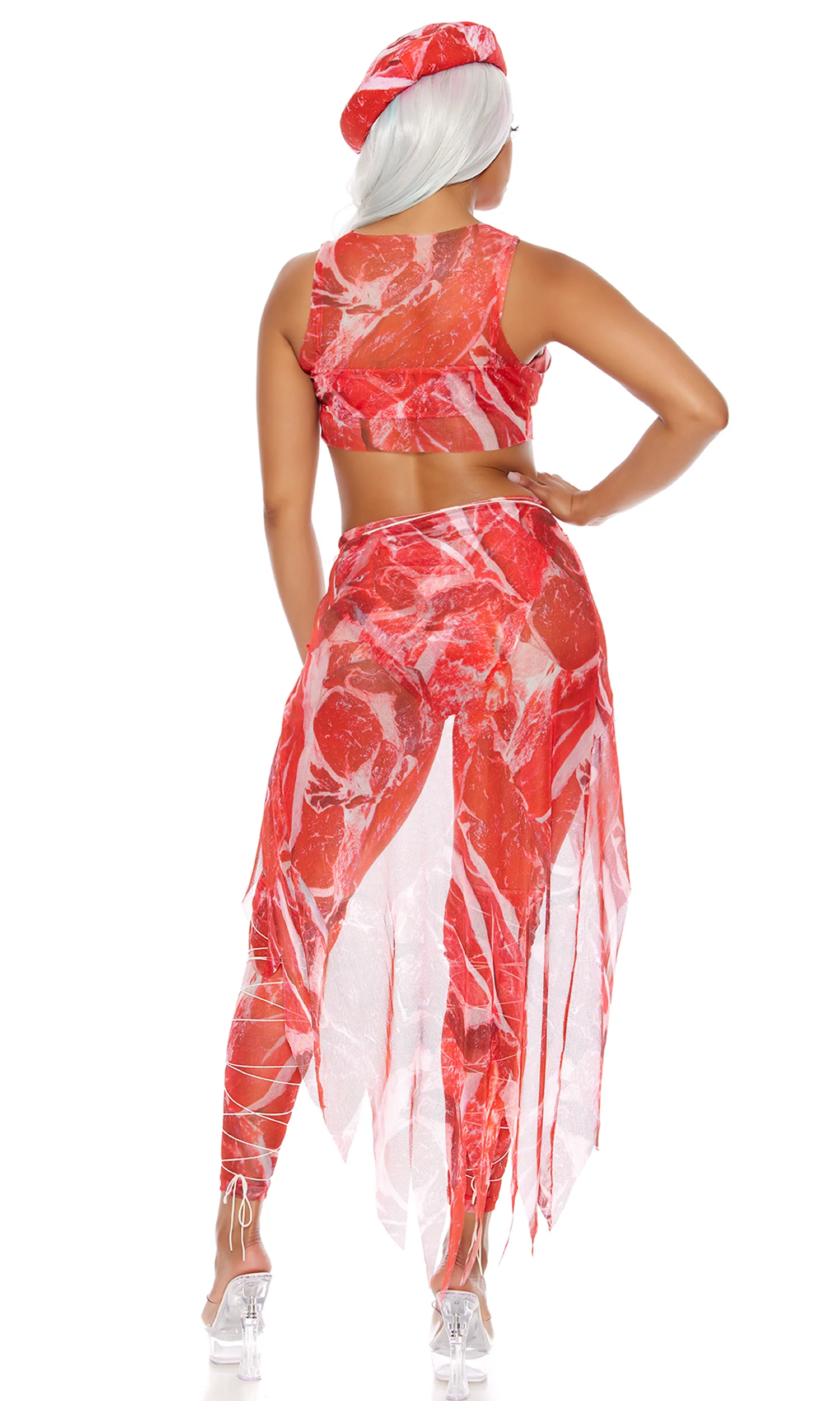 Meat and Greet 6-Piece Women's Celebrity Costume - Image 7
