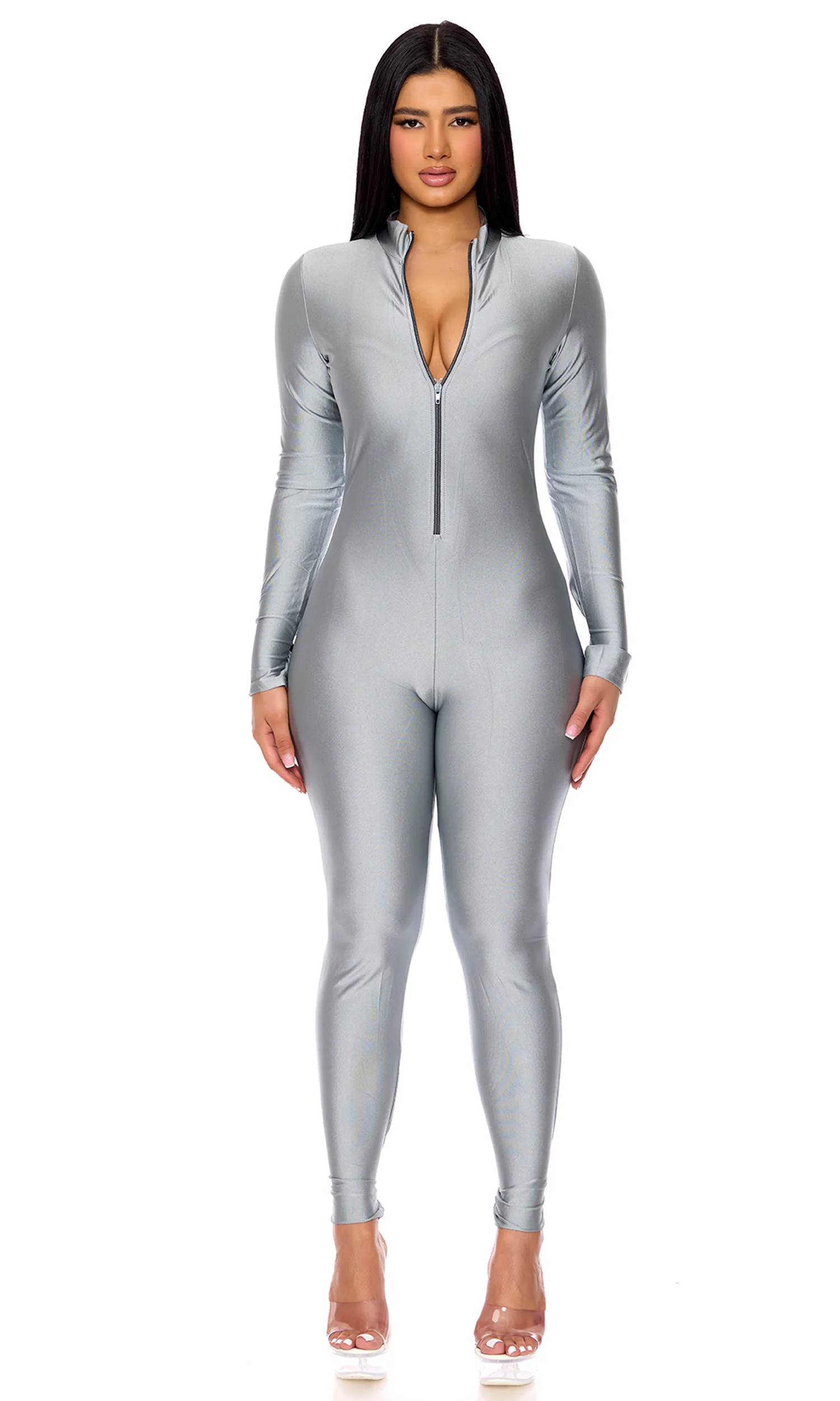 Mock Neck Jumpsuit - Image 11