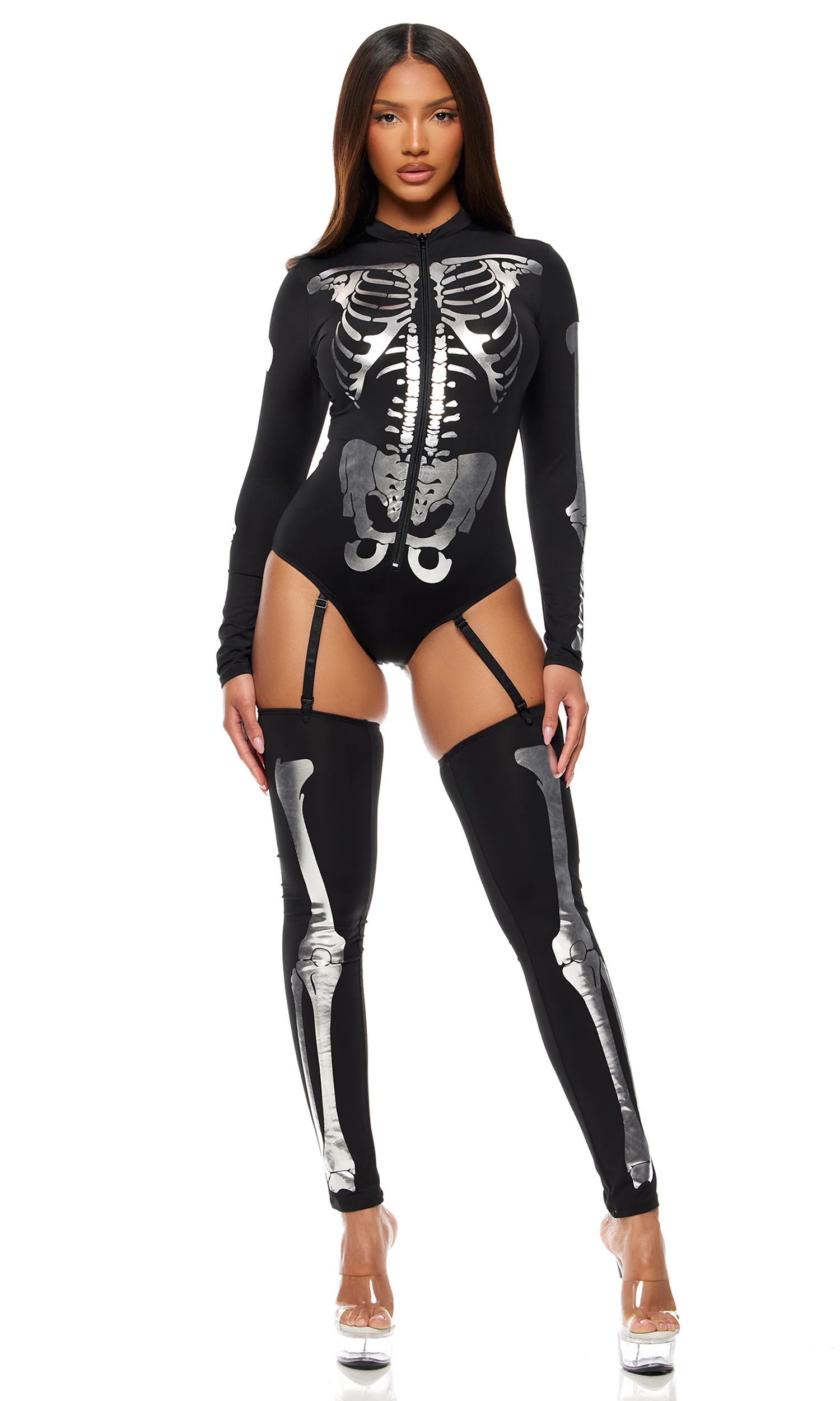 Pick A Bone 2-Piece Women's Sexy Skeleton Costume - Image 8