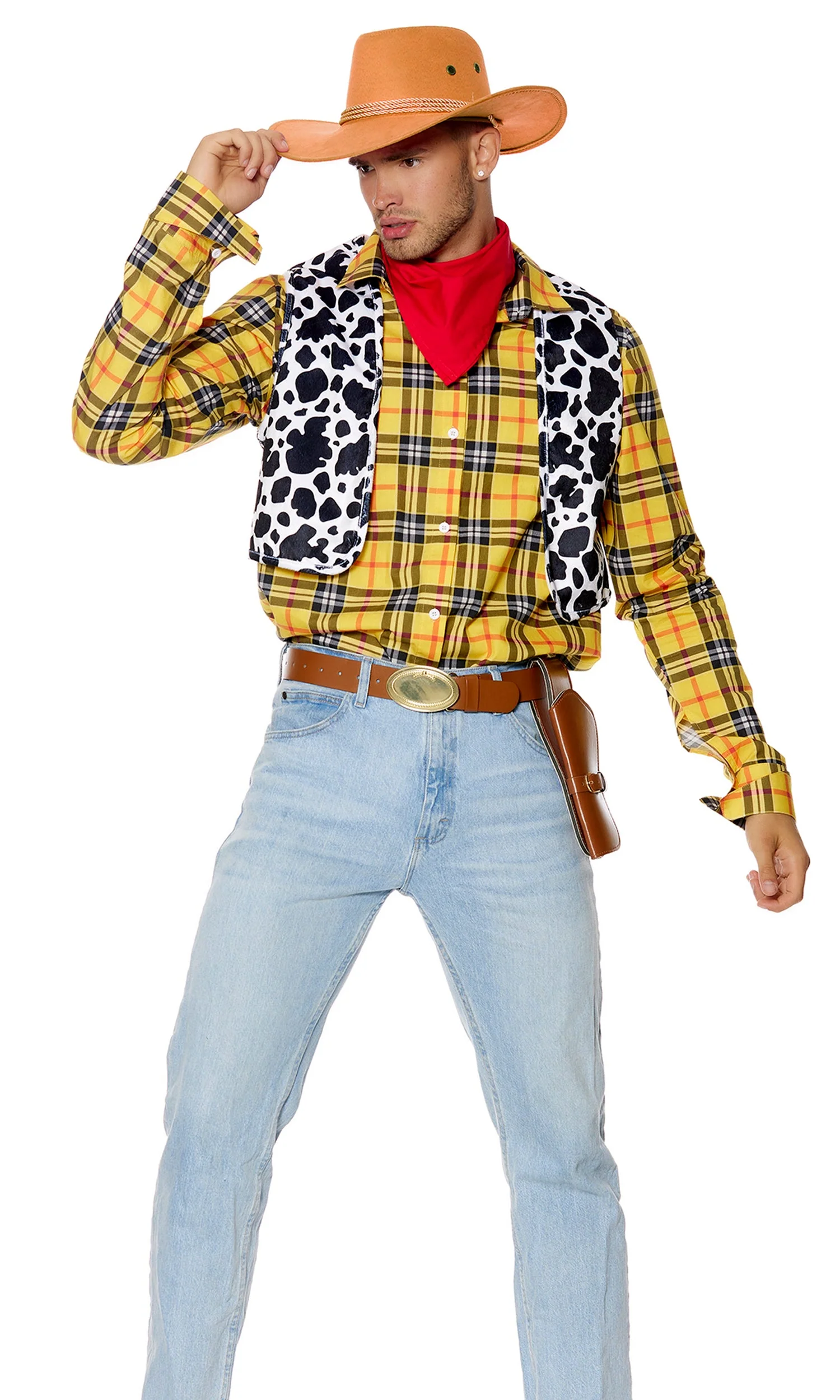 Playtime Deputy 4-Piece Men's Movie Character Costume - Image 3