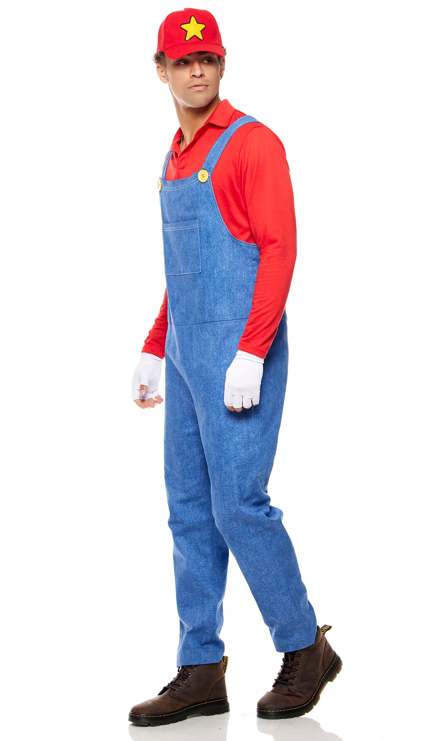 Power Up 5-Piece Men's Video Game Character Costume - Image 3