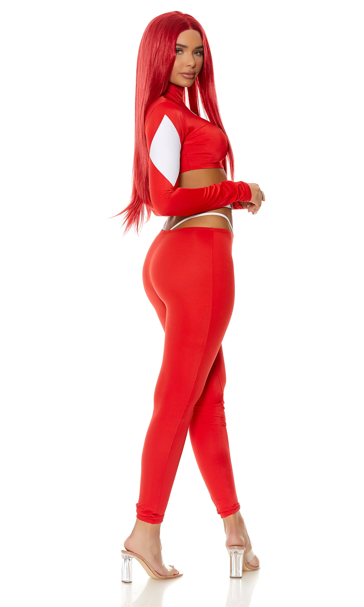 Powerful 3-Piece Women's Sexy Superhero Costume - Image 2