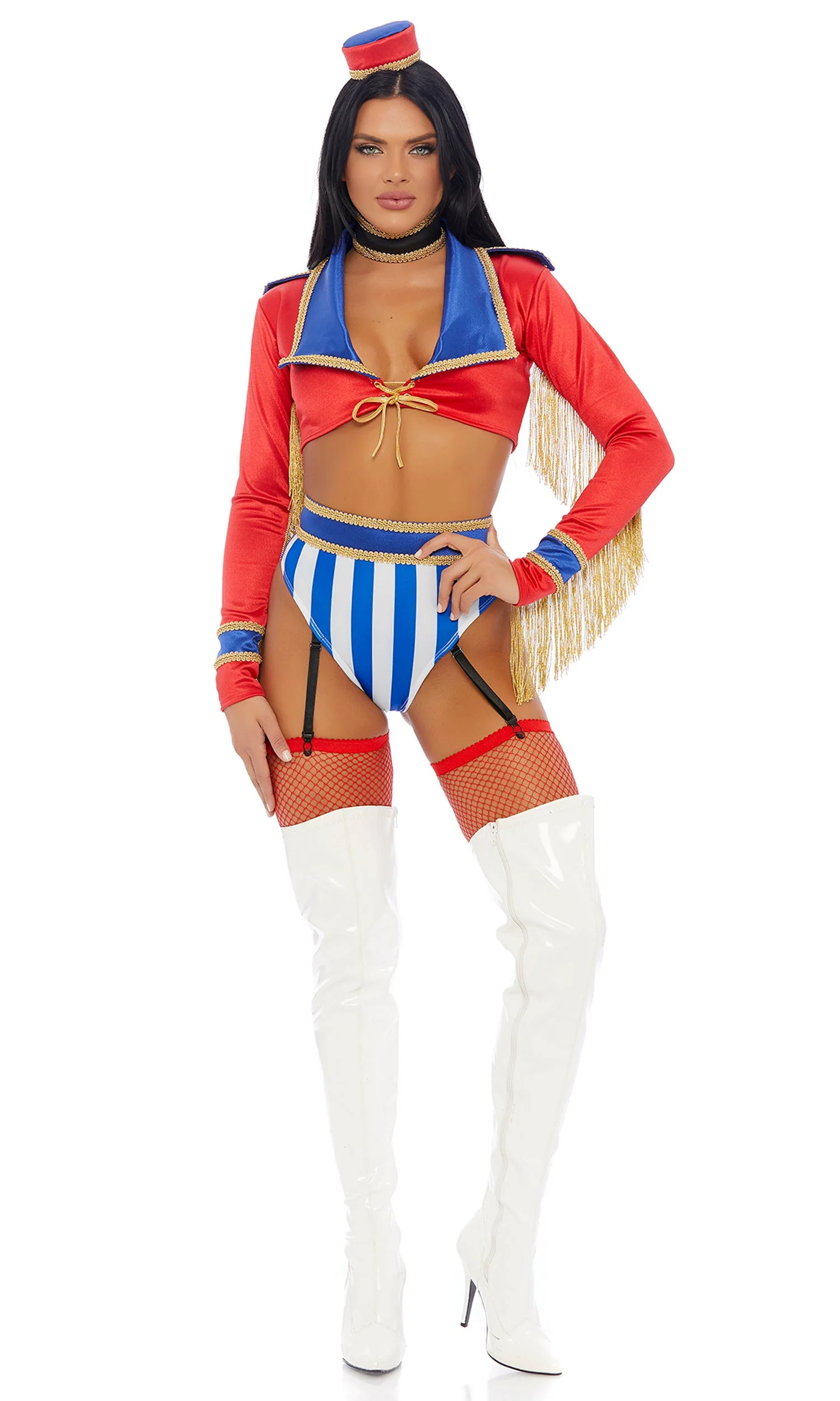 Put a Ring On It 4-Piece Women's Ring Leader Costume - Image 3