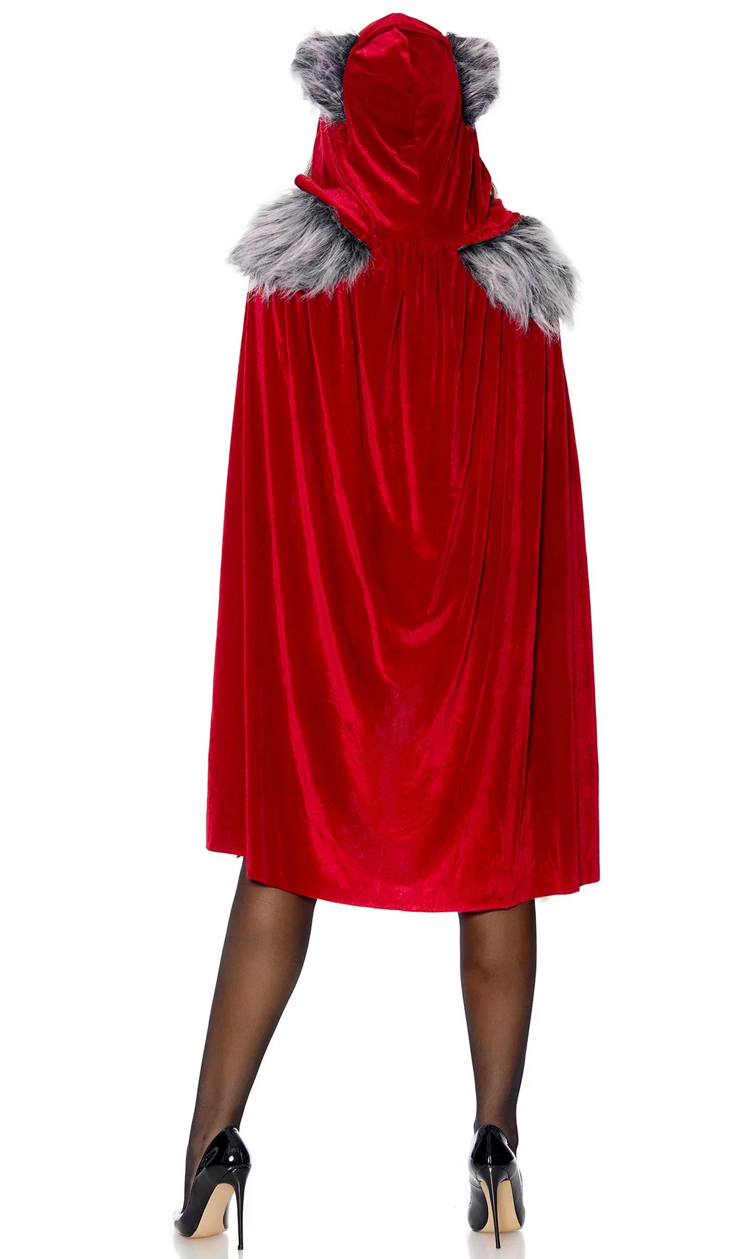 Red Haute 4-Piece Women's Storybook Character Costume - Image 5