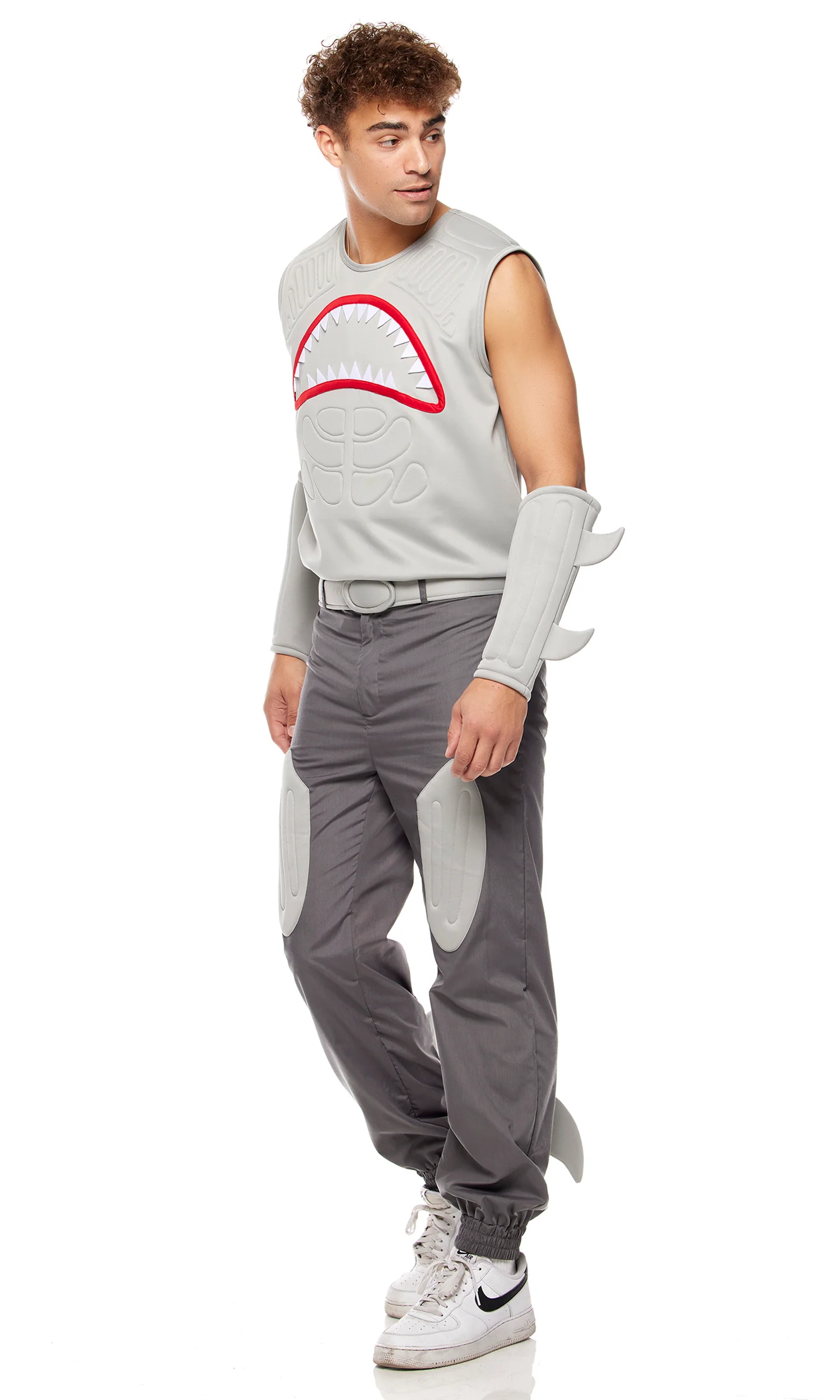 Shark Frenzy 5-Piece Men's Movie Character Costume - Image 3