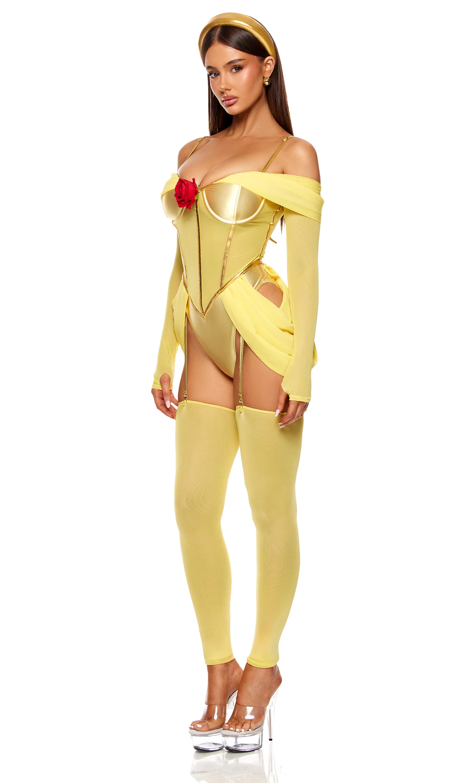 She's a Beauty 6-Piece Women's Princess Costume - Image 4