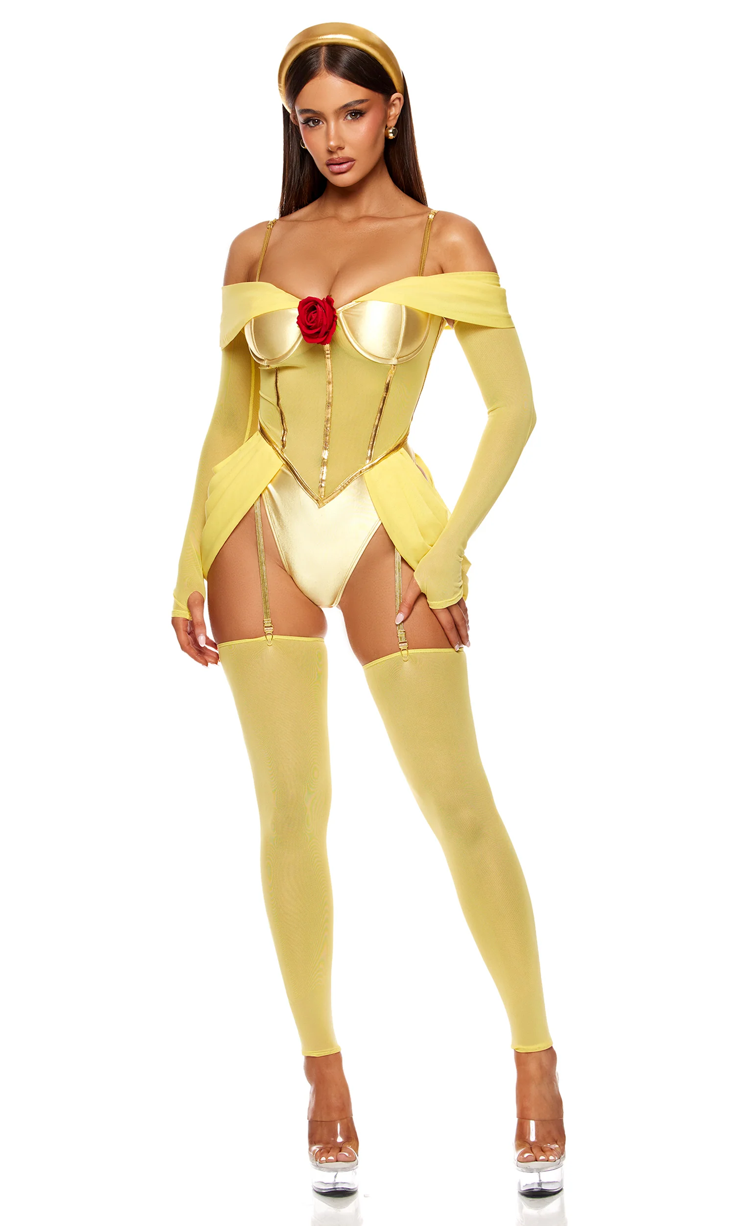 She's a Beauty 6-Piece Women's Princess Costume - Image 5
