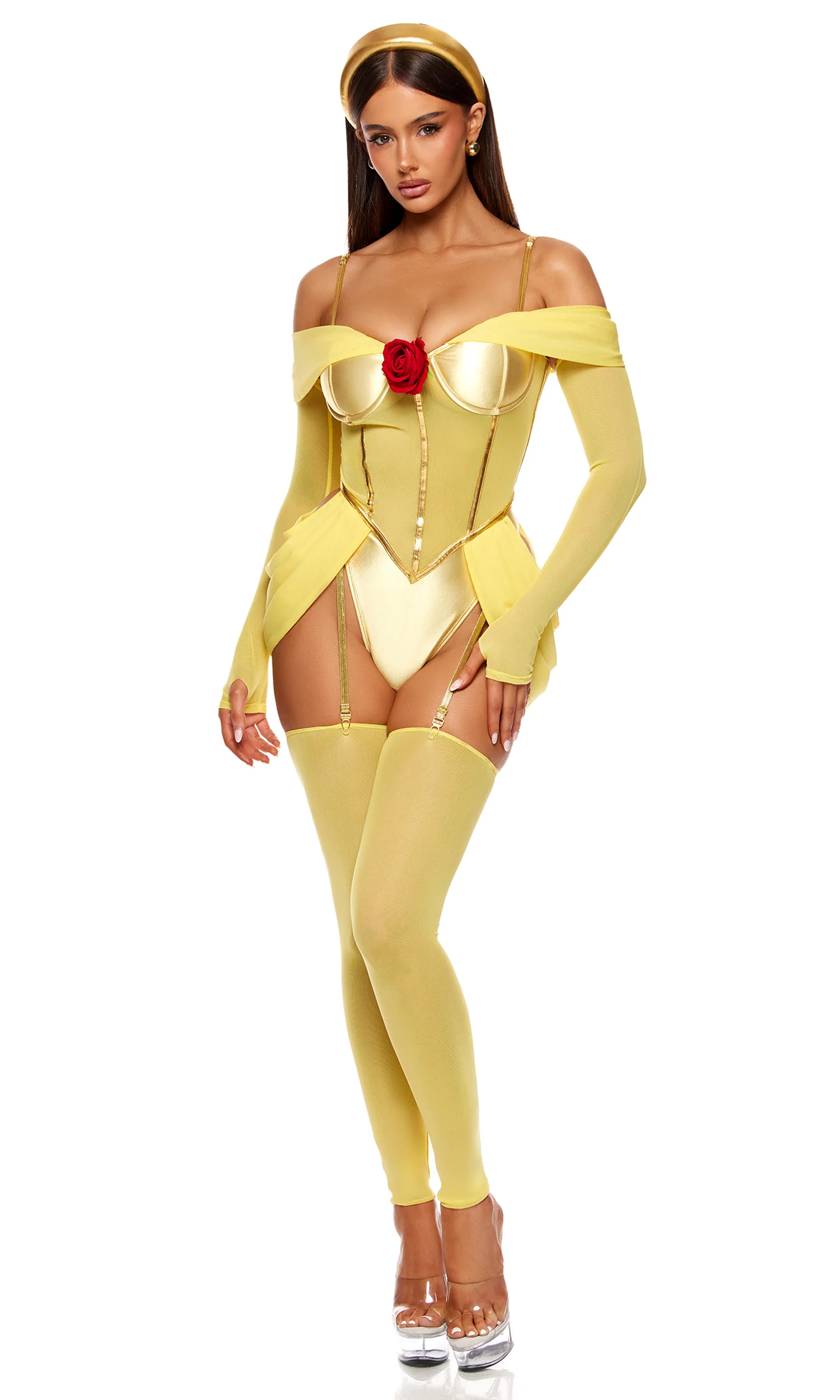 She's a Beauty 6-Piece Women's Princess Costume - Image 6