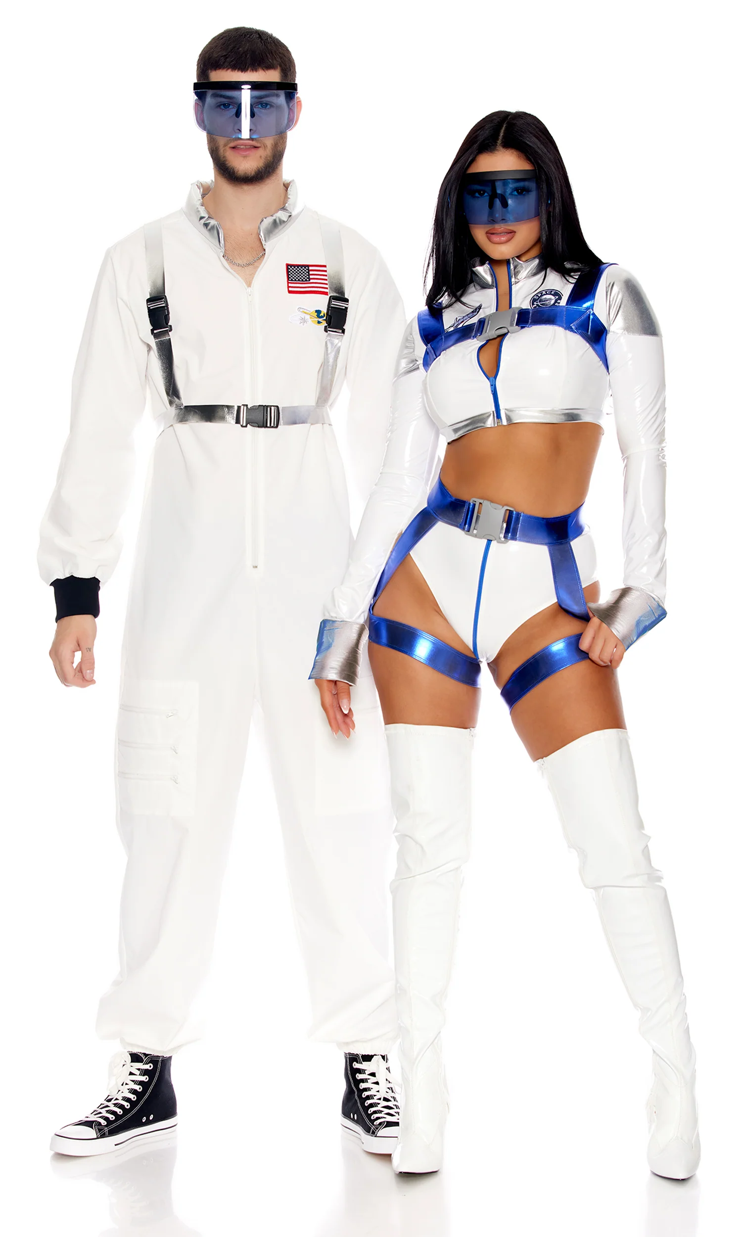 Sky Rocket 5-Piece Women's Sexy Astronaut Costume - Image 6