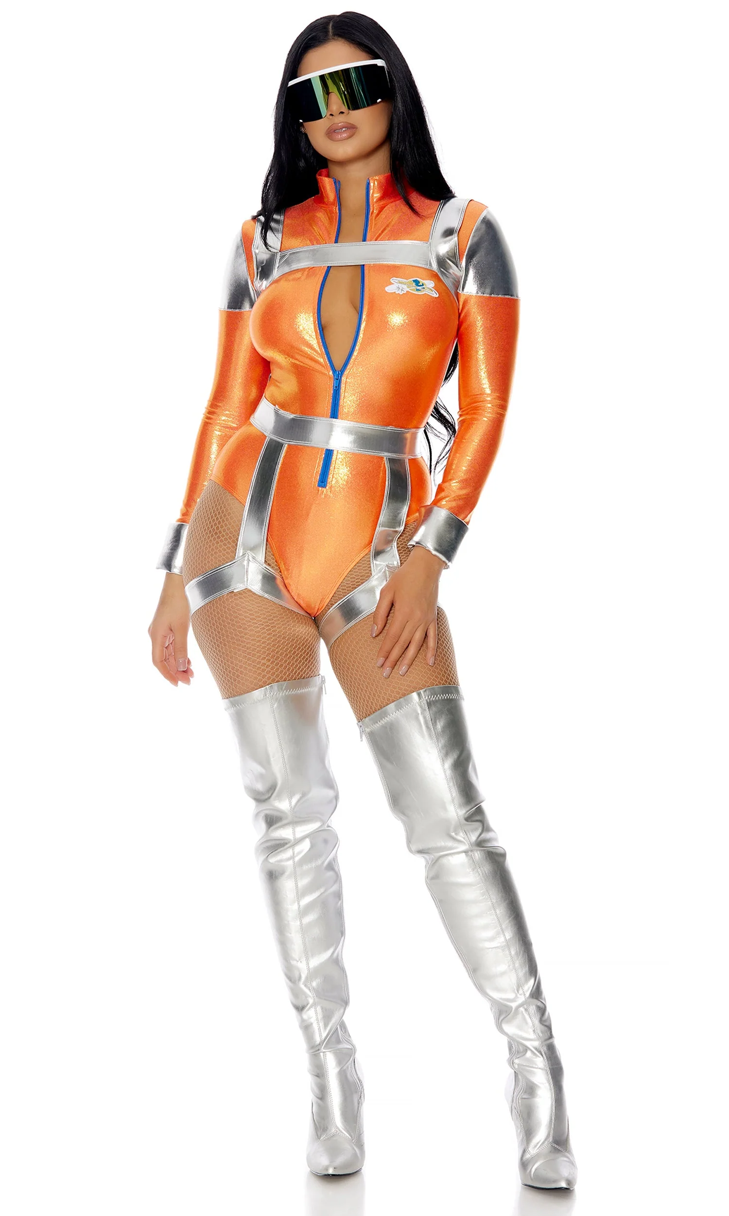 Space Out 4-Piece Women's Sexy Astronaut Costume - Image 5