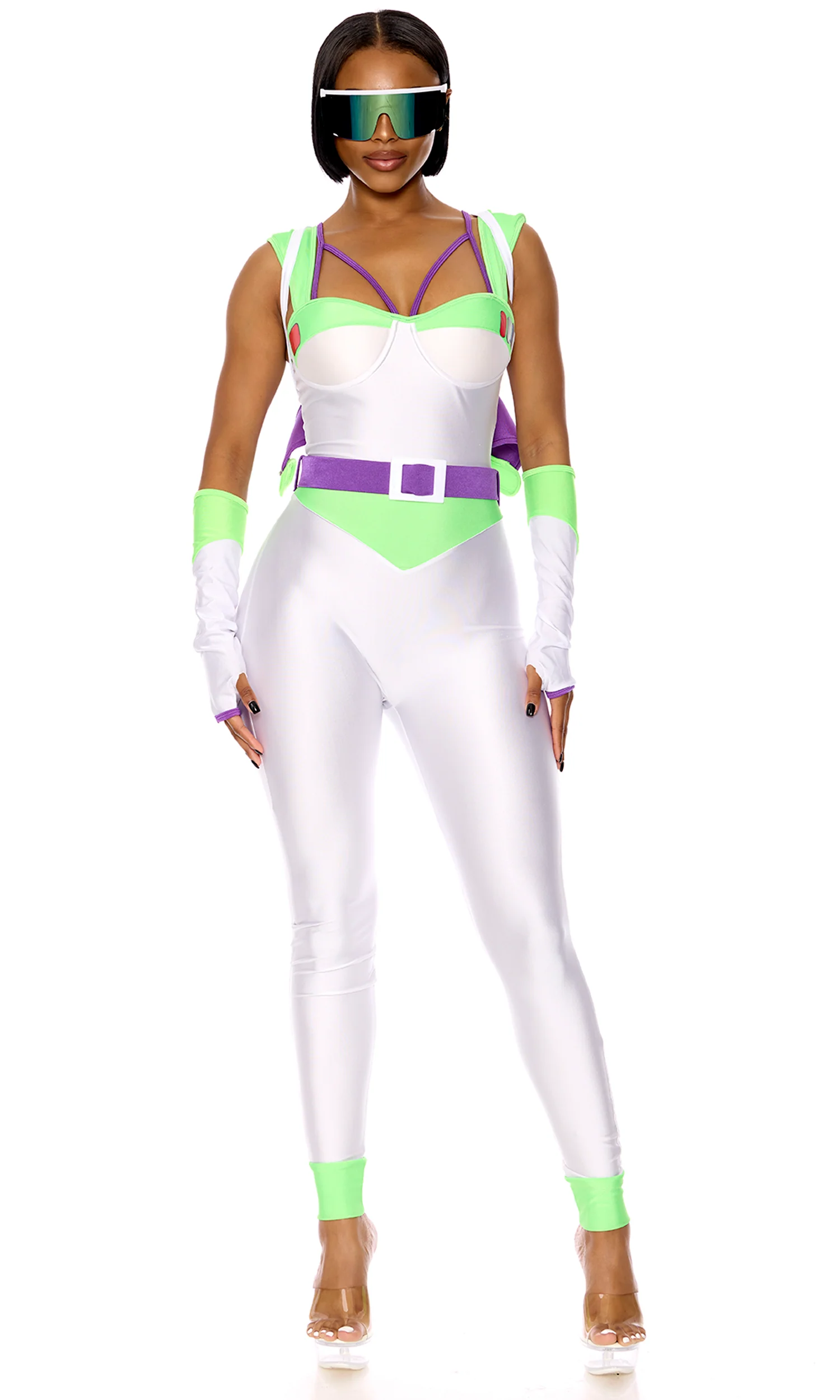 Space Ranger 5-Piece Women's Movie Character Costume - Image 4