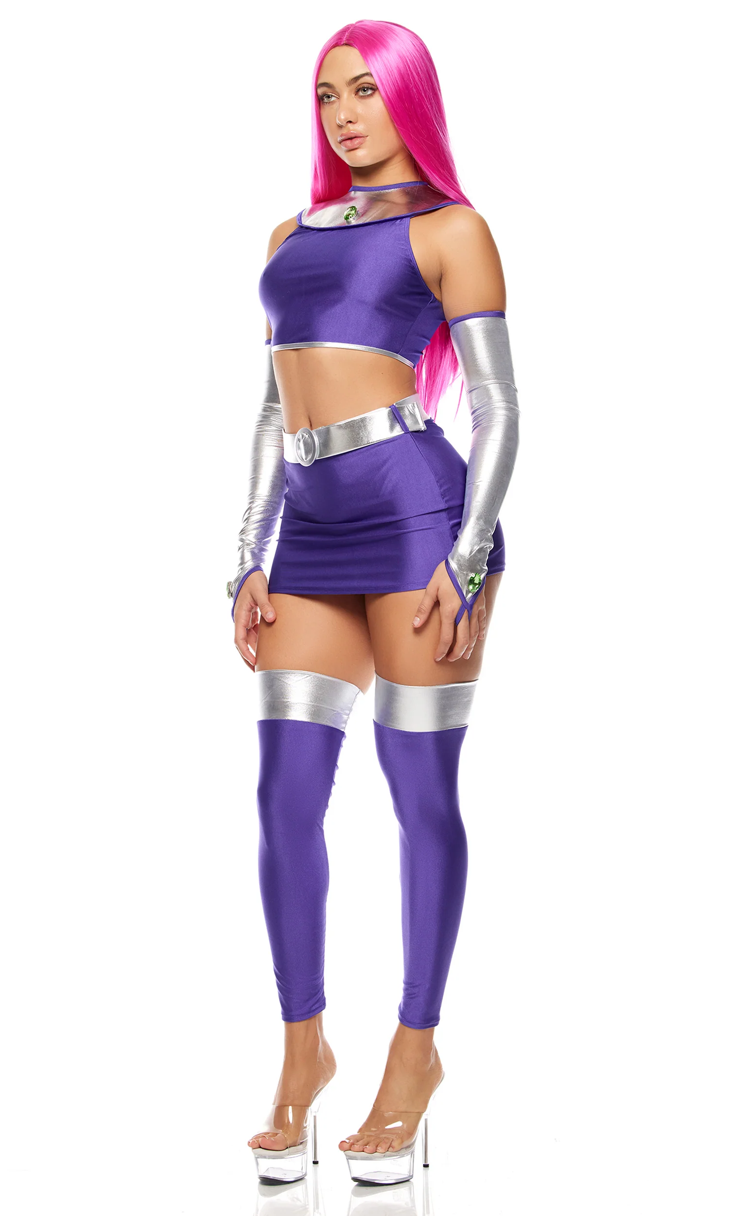 Star Princess 6-Piece Women's Comic Book Character Costume - Image 3
