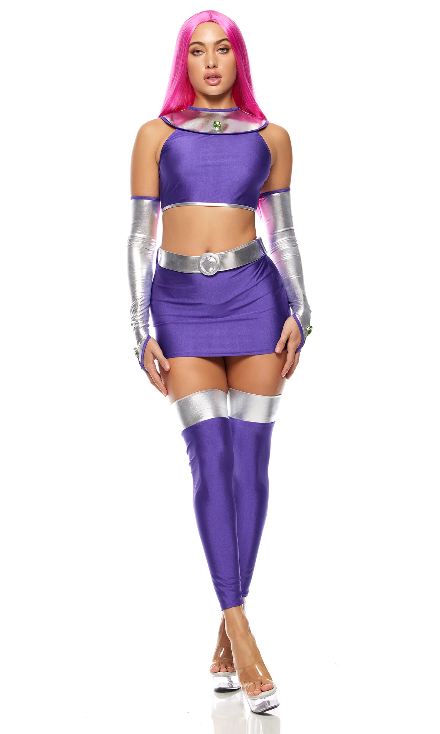 Star Princess 6-Piece Women's Comic Book Character Costume - Image 4