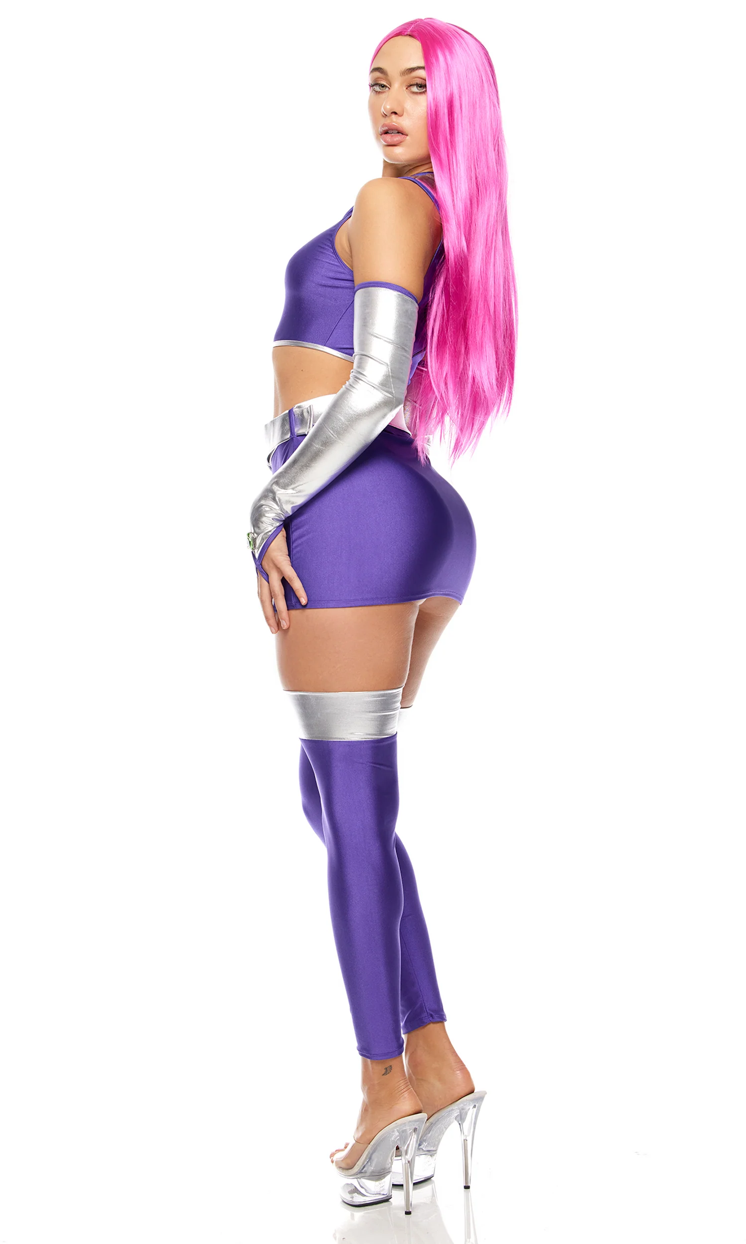 Star Princess 6-Piece Women's Comic Book Character Costume - Image 7
